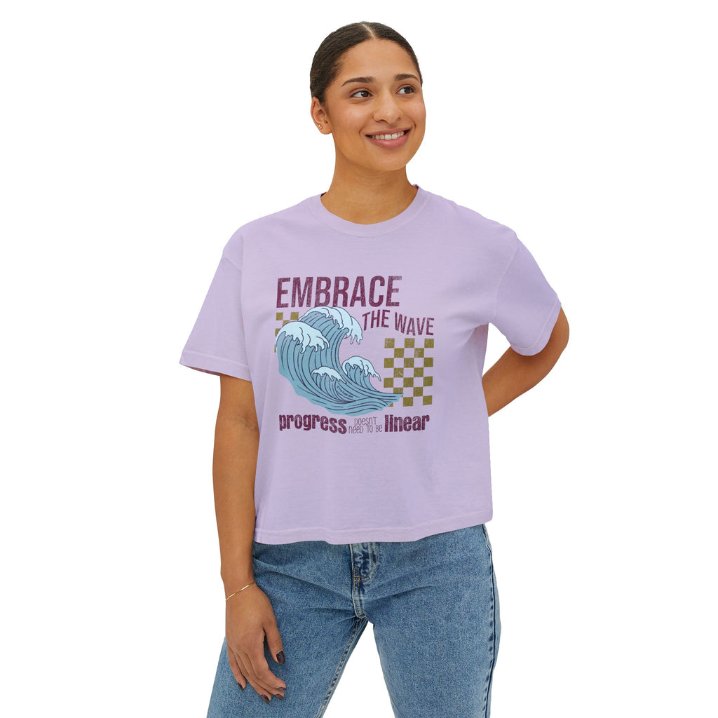 Boxy Embrace The Wave Comfort Colors