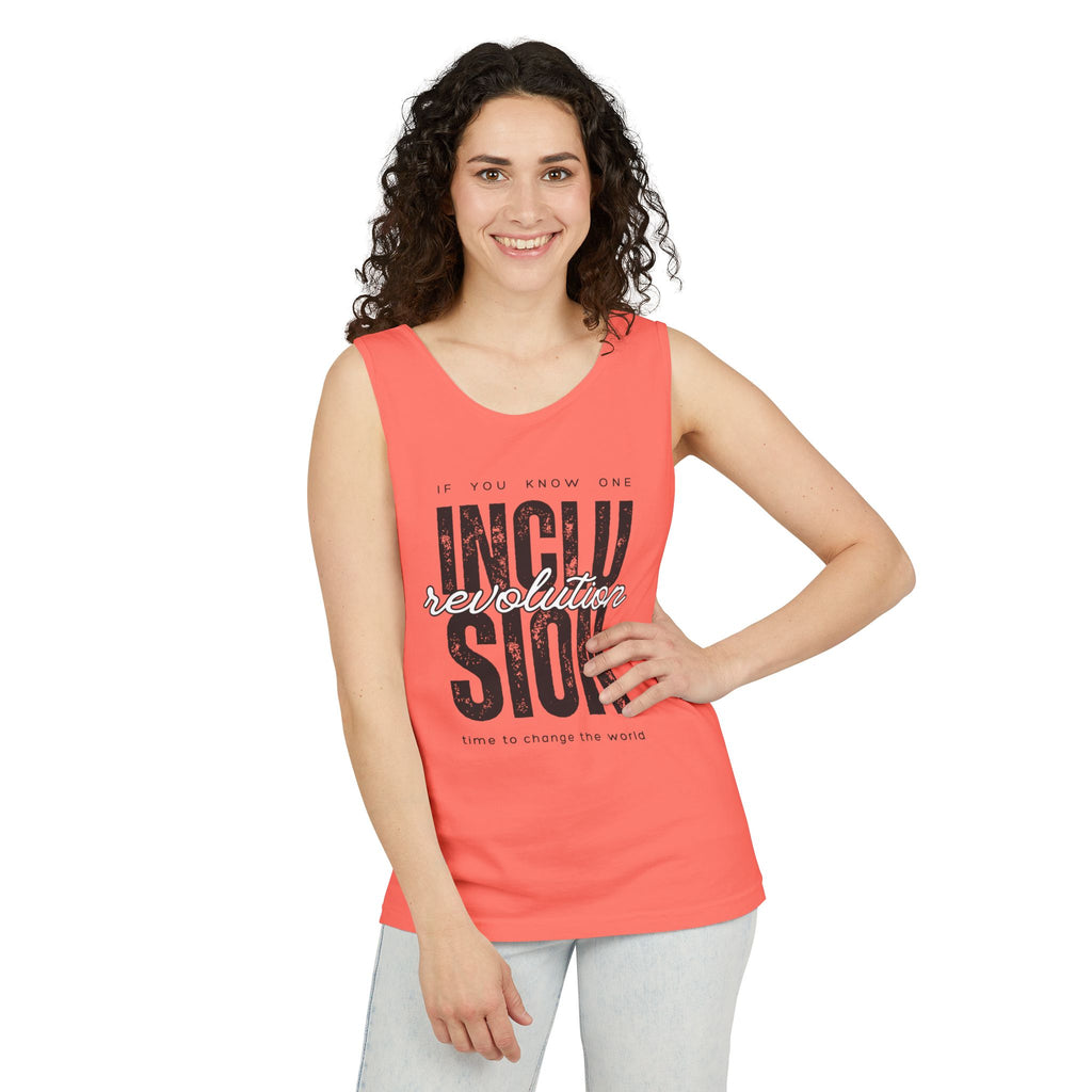 Inclusion Revolution Unisex Garment-Dyed Tank Top