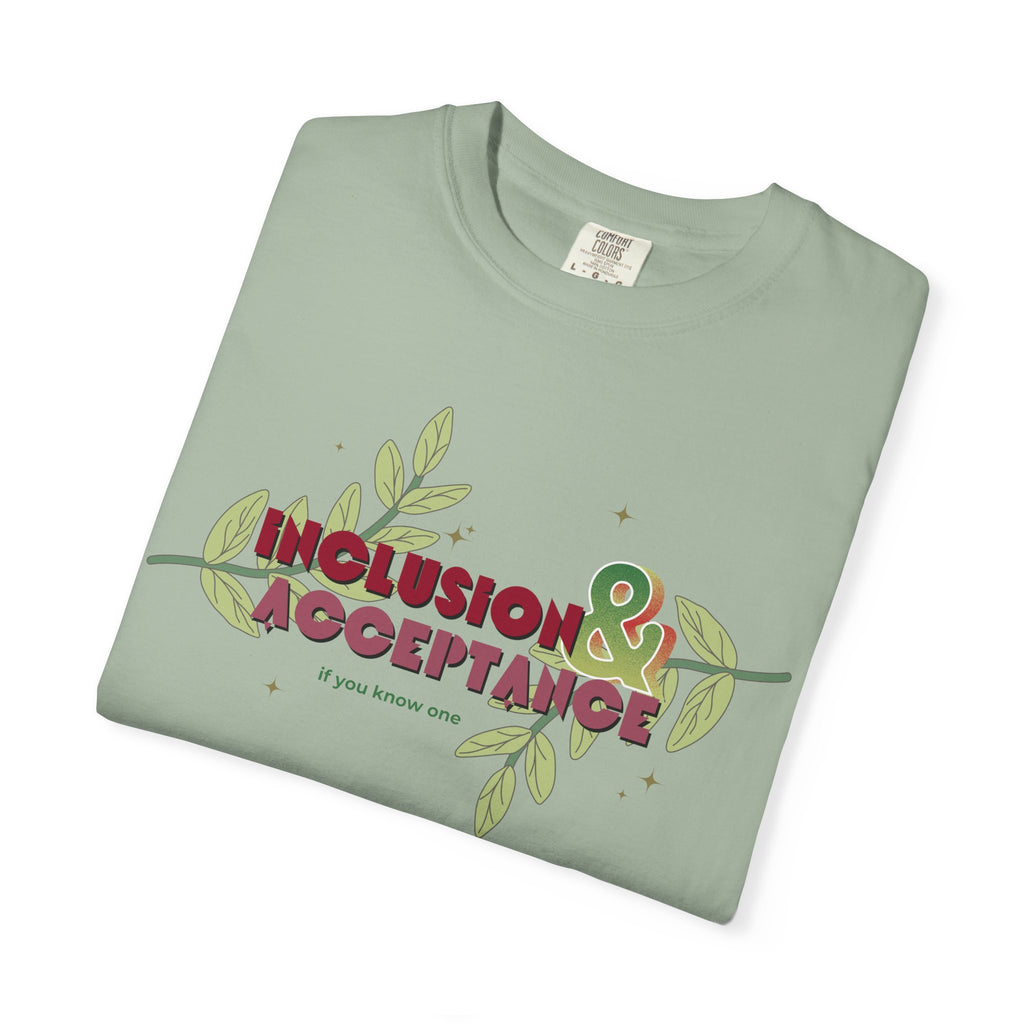 Inclusion & Acceptance Unisex Garment-Dyed T-shirt