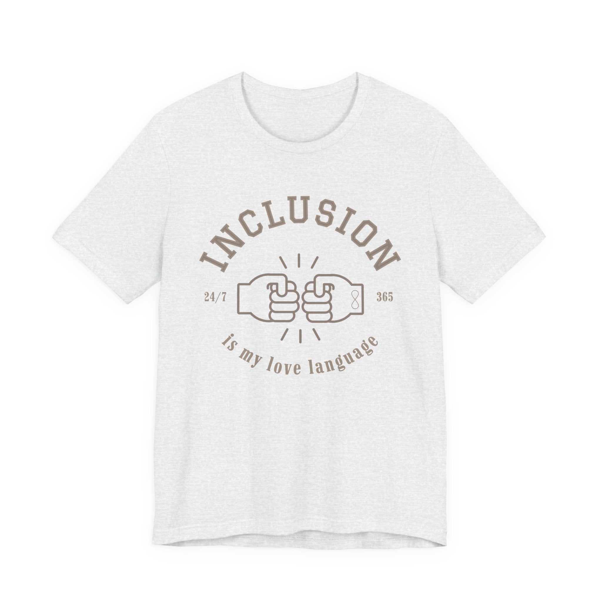 Inclusion Love Language Unisex Jersey Short Sleeve Tee