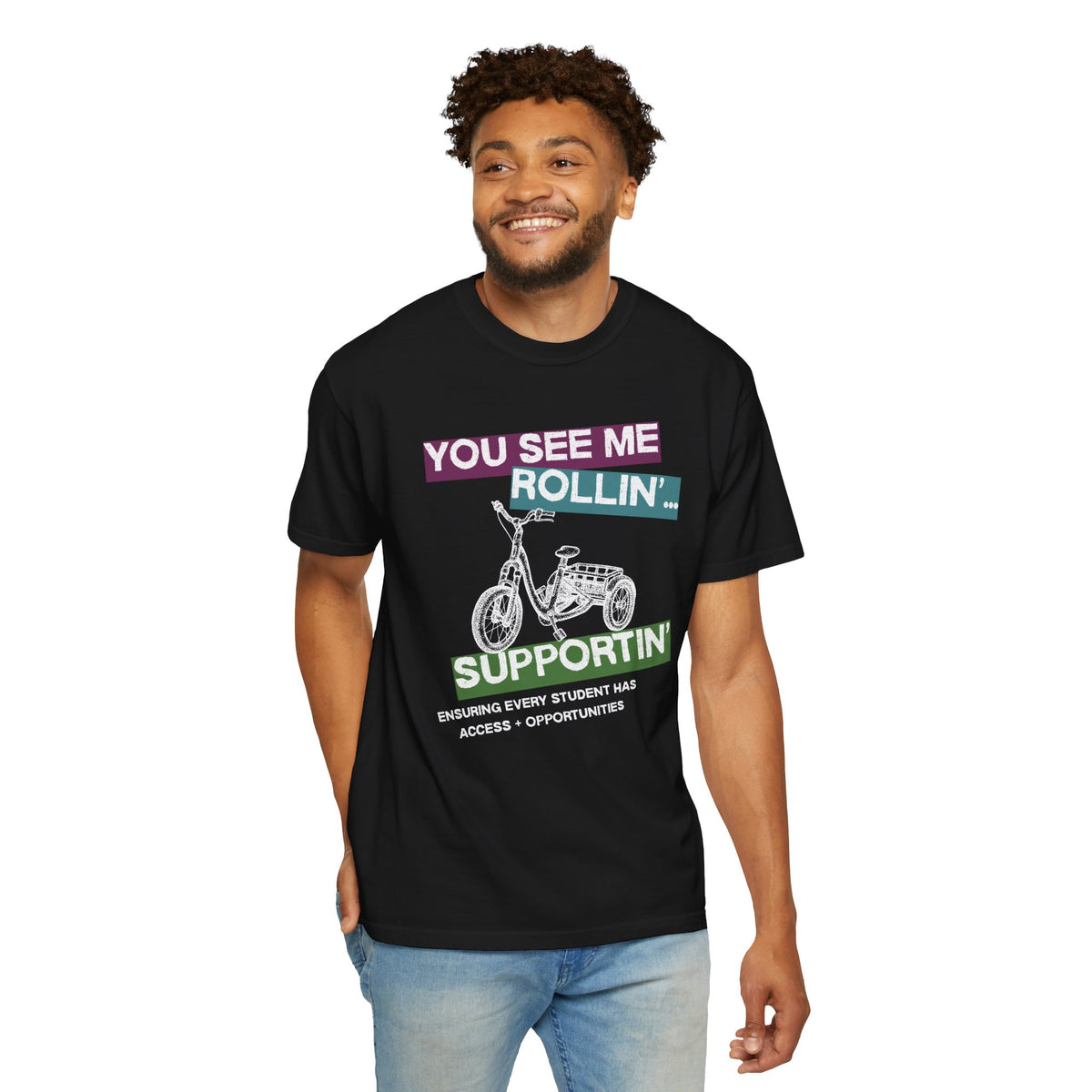 You See Me Rollin' Unisex Garment-Dyed T-shirt