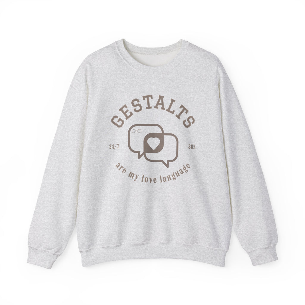 Gestalts Love Language Unisex Crewneck Sweatshirt