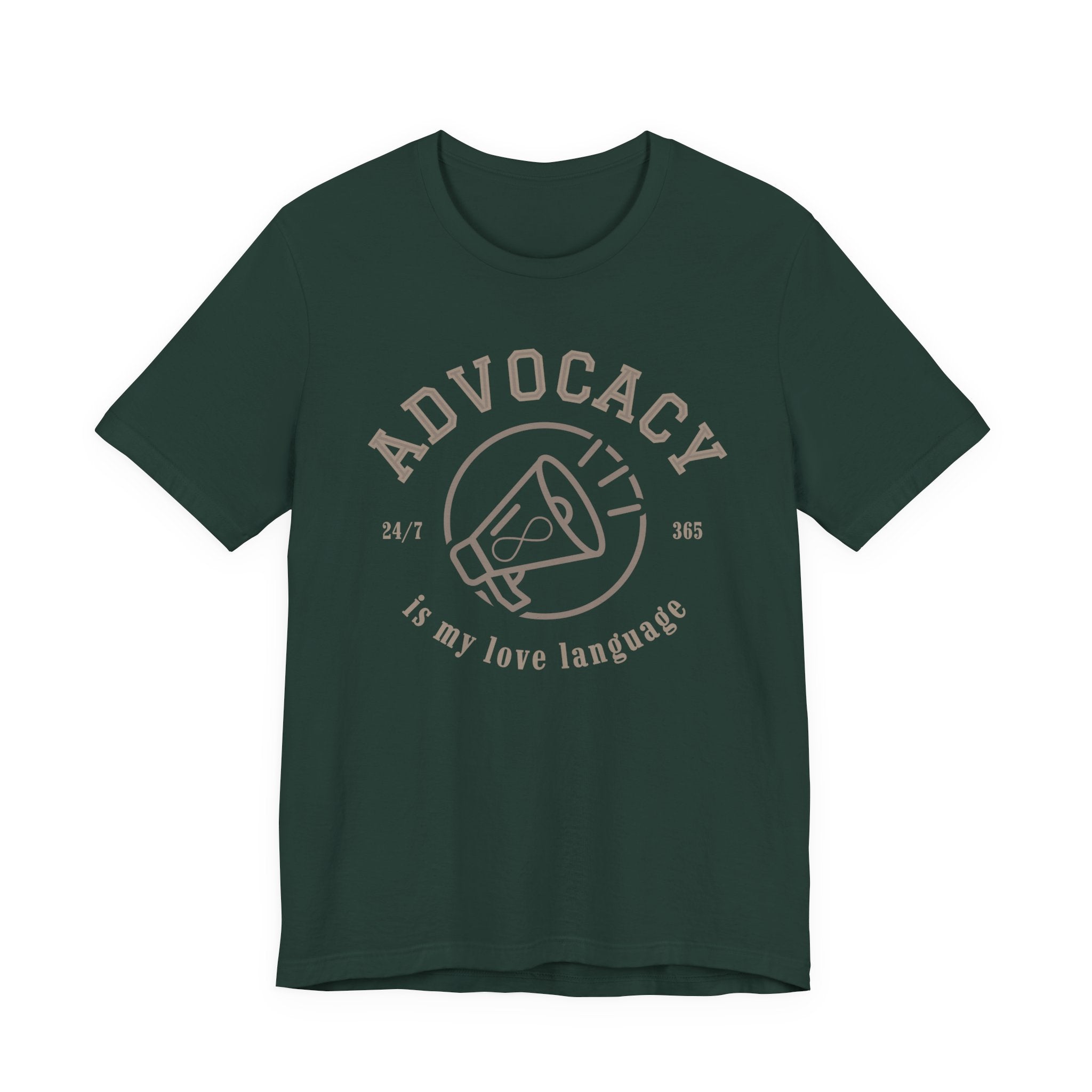 Advocacy Love Language Unisex Jersey Short Sleeve Tee