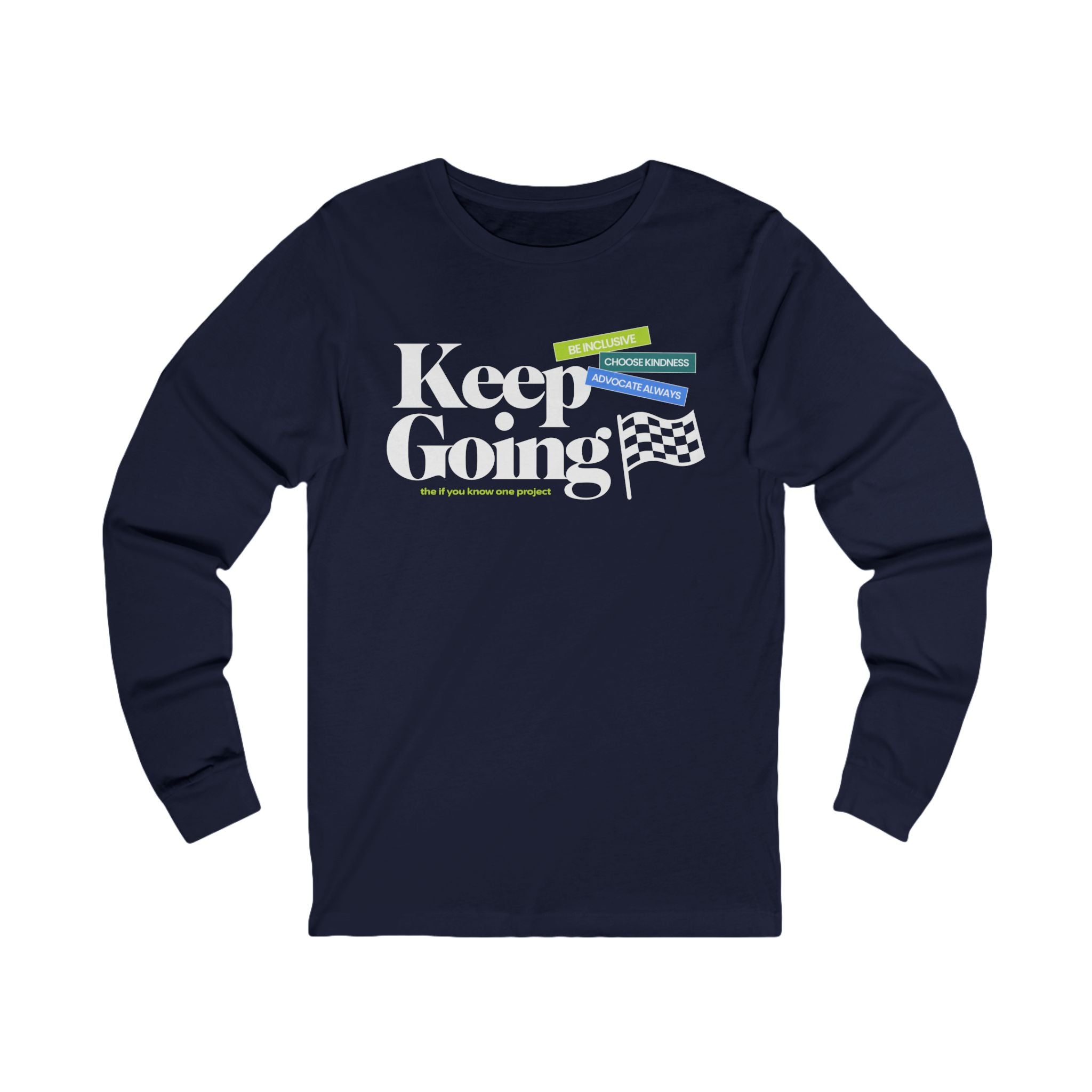 Keep Going Unisex Jersey Long Sleeve Tee