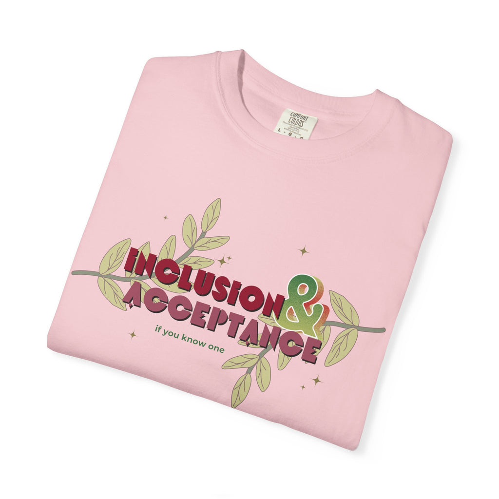 Inclusion & Acceptance Unisex Garment-Dyed T-shirt
