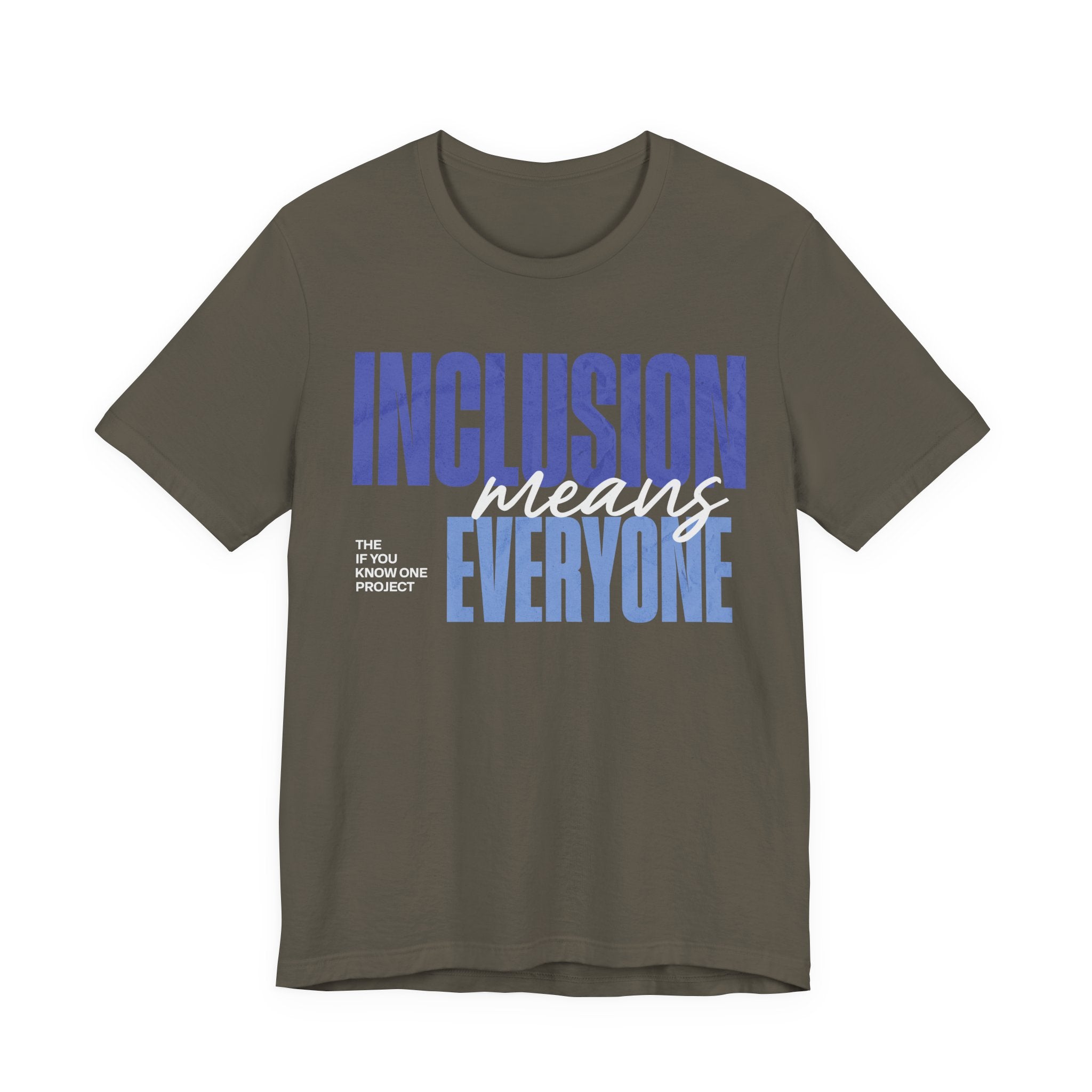 Inclusion Means Everyone Unisex Jersey Short Sleeve Tee