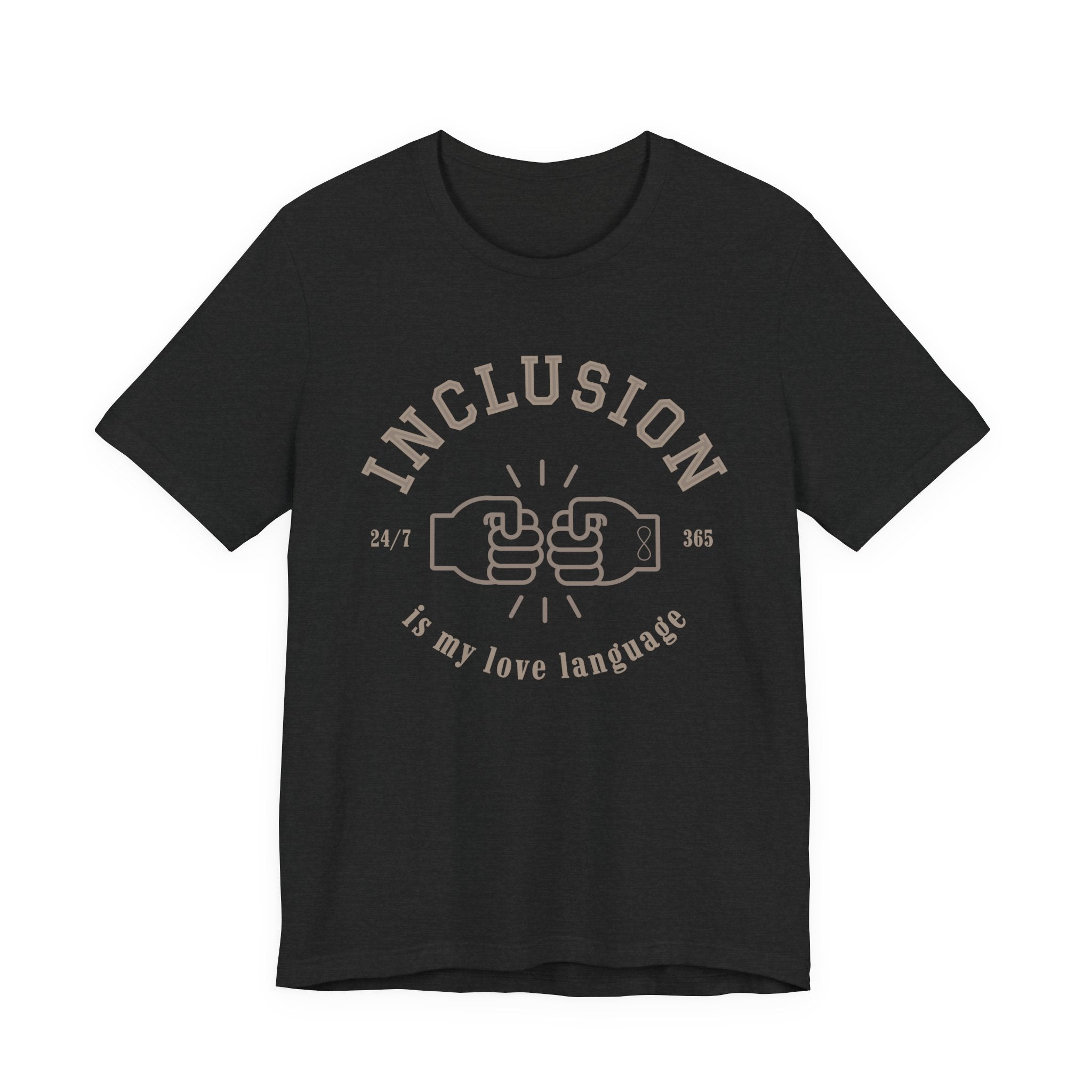 Inclusion Love Language Unisex Jersey Short Sleeve Tee