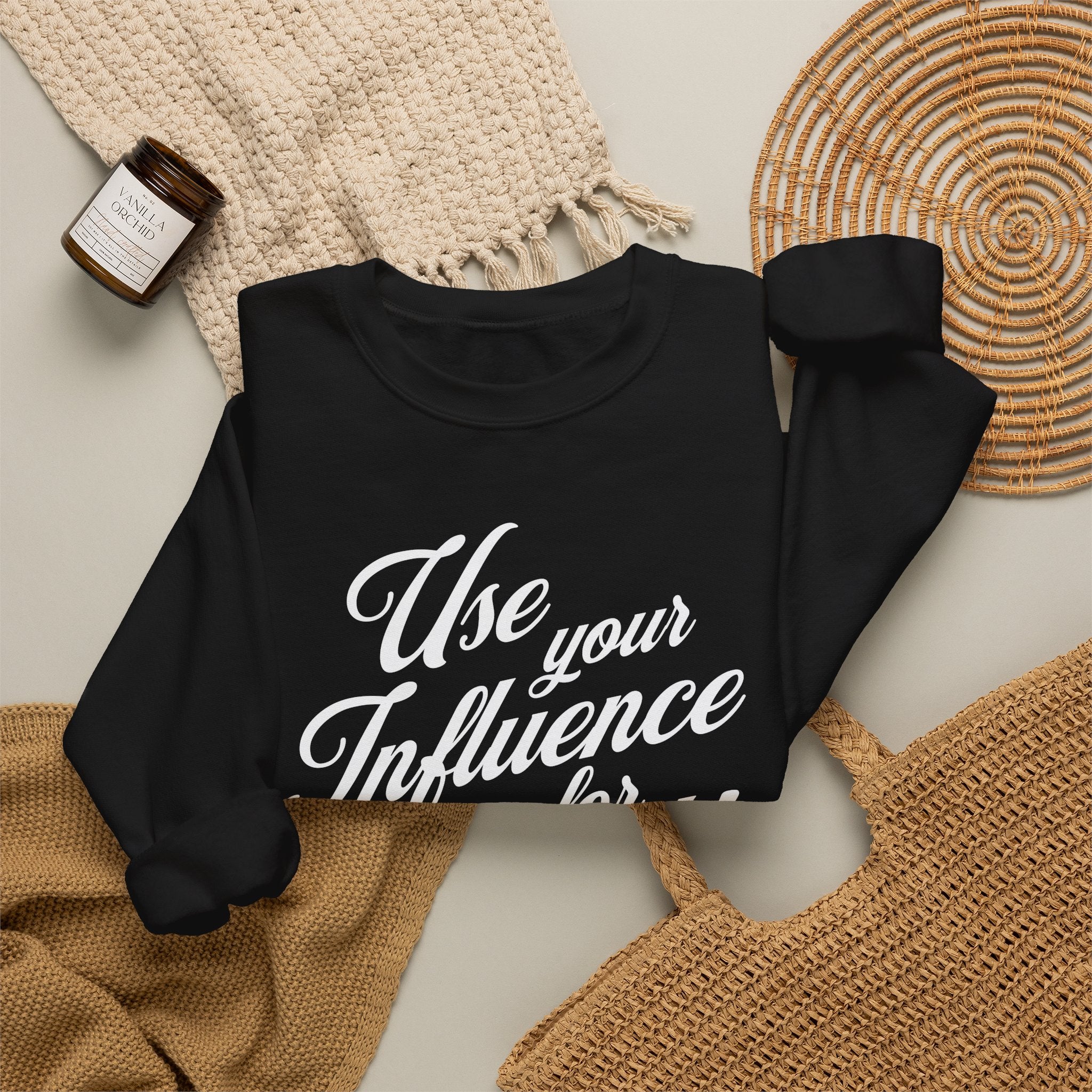 Use Your Influence For Good Unisex Heavy Blend™ Crewneck Sweatshirt