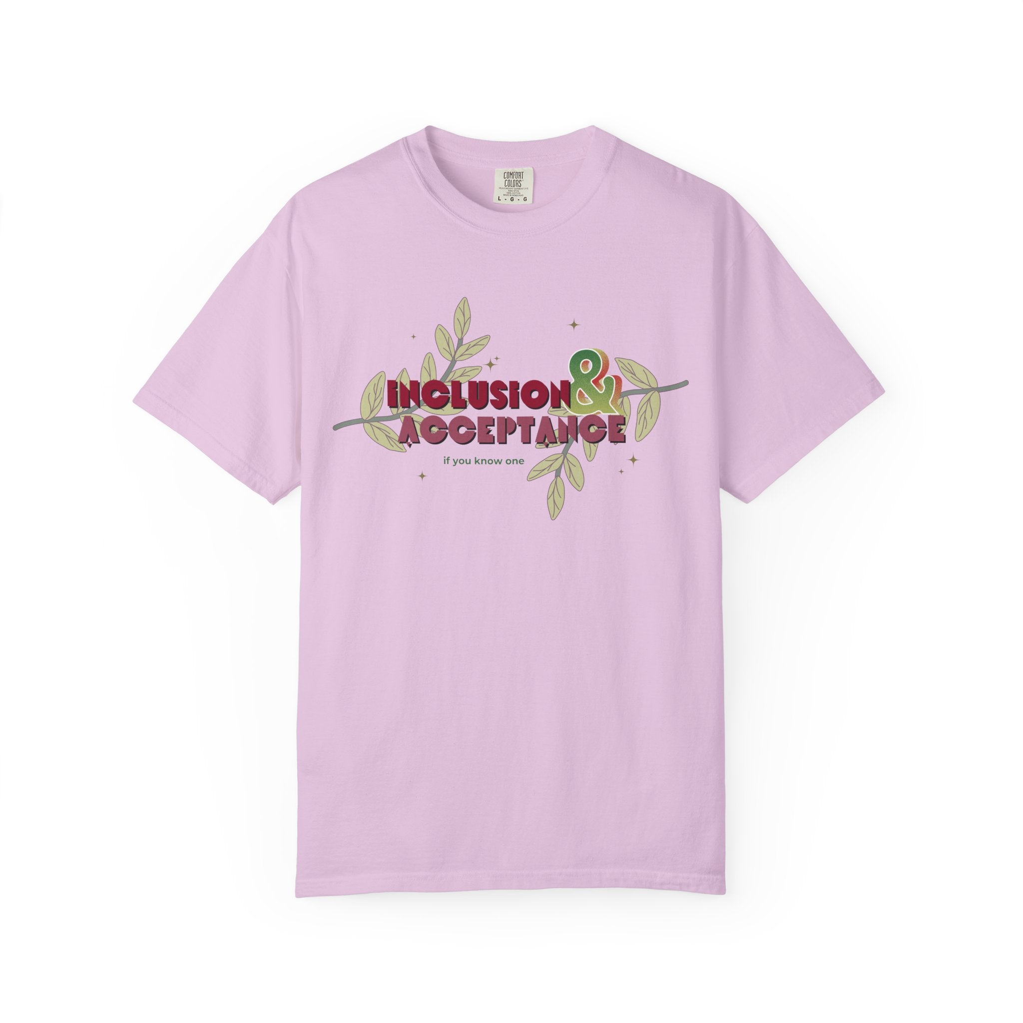 Inclusion & Acceptance Unisex Garment-Dyed T-shirt