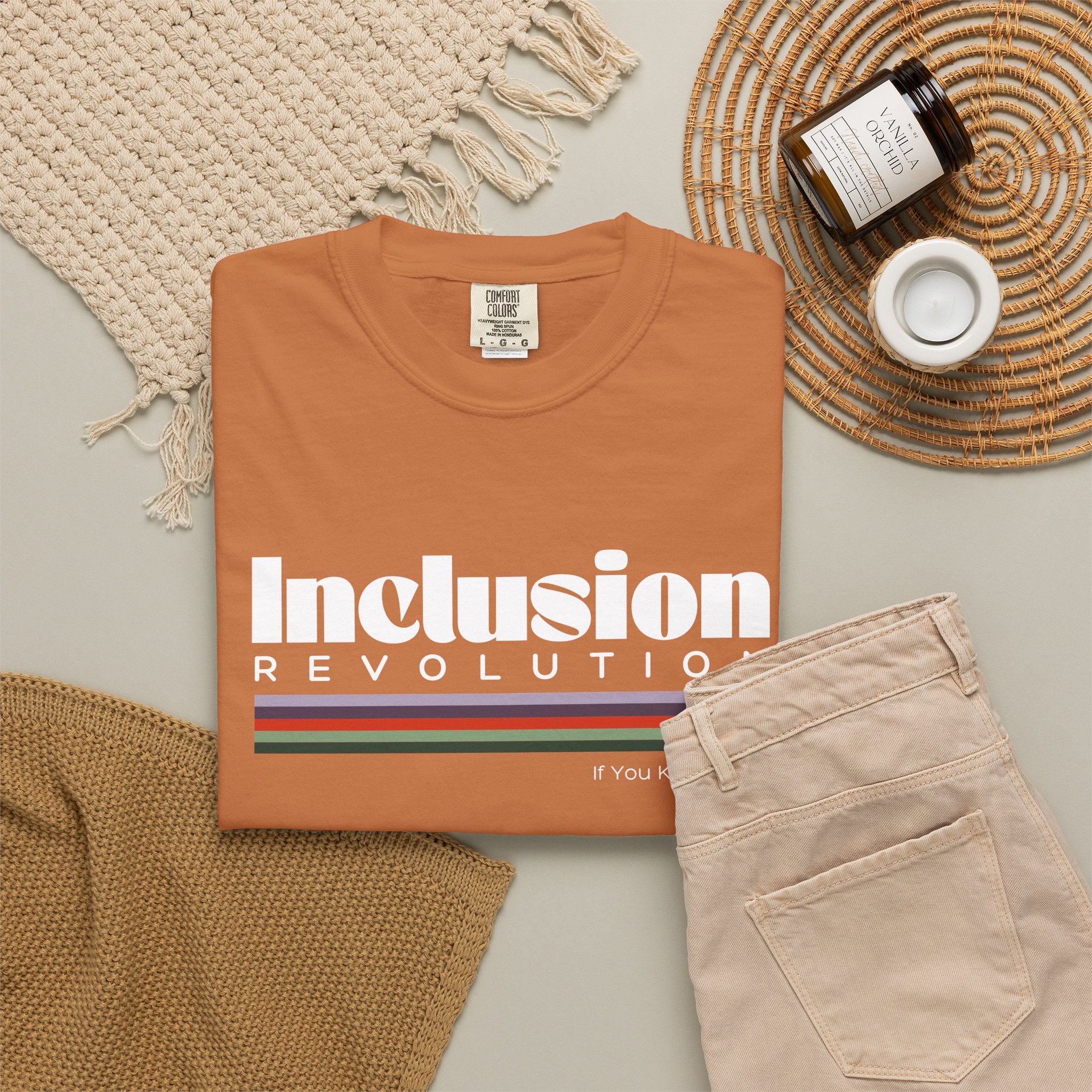 Inclusion Revolution Unisex Garment-Dyed T-shirt
