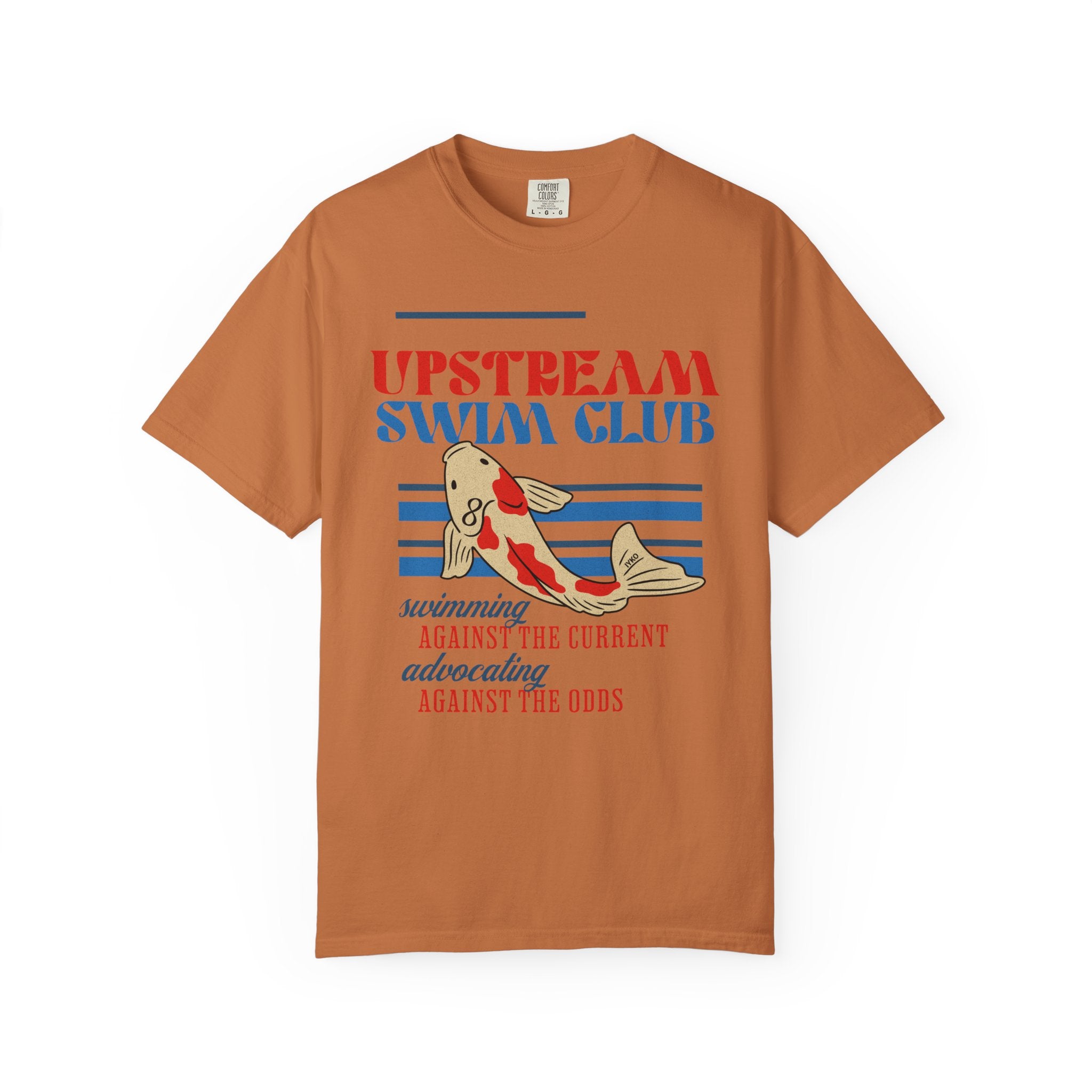 Upstream Swim Club Unisex Garment-Dyed T-shirt