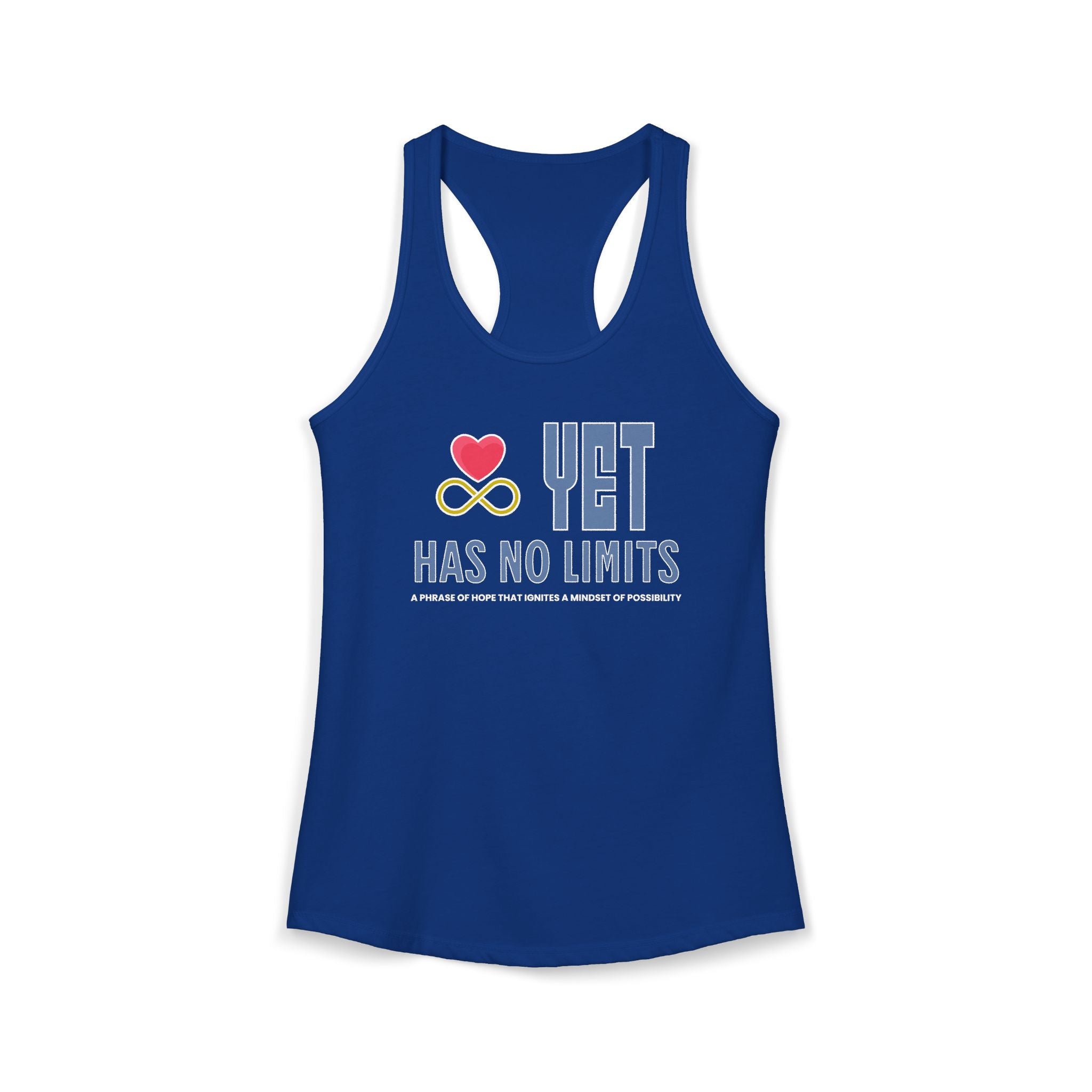 Yet Has No Limits Racerback Tank
