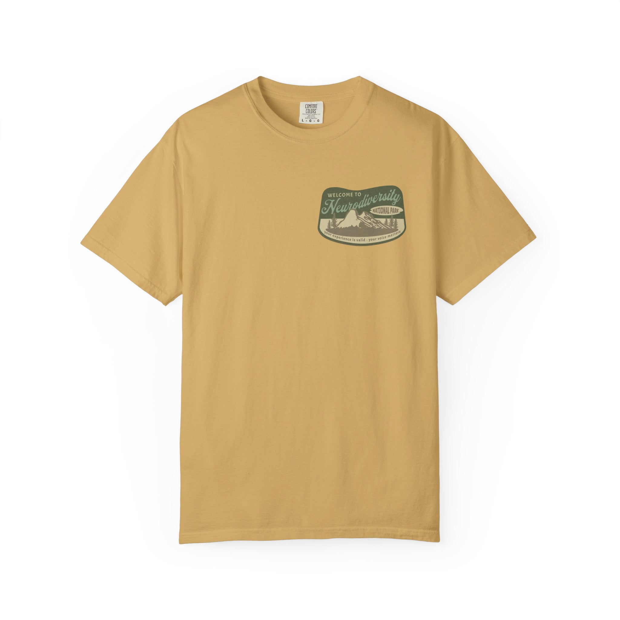 Neurodiversity National Park Unisex Garment-Dyed T-shirt