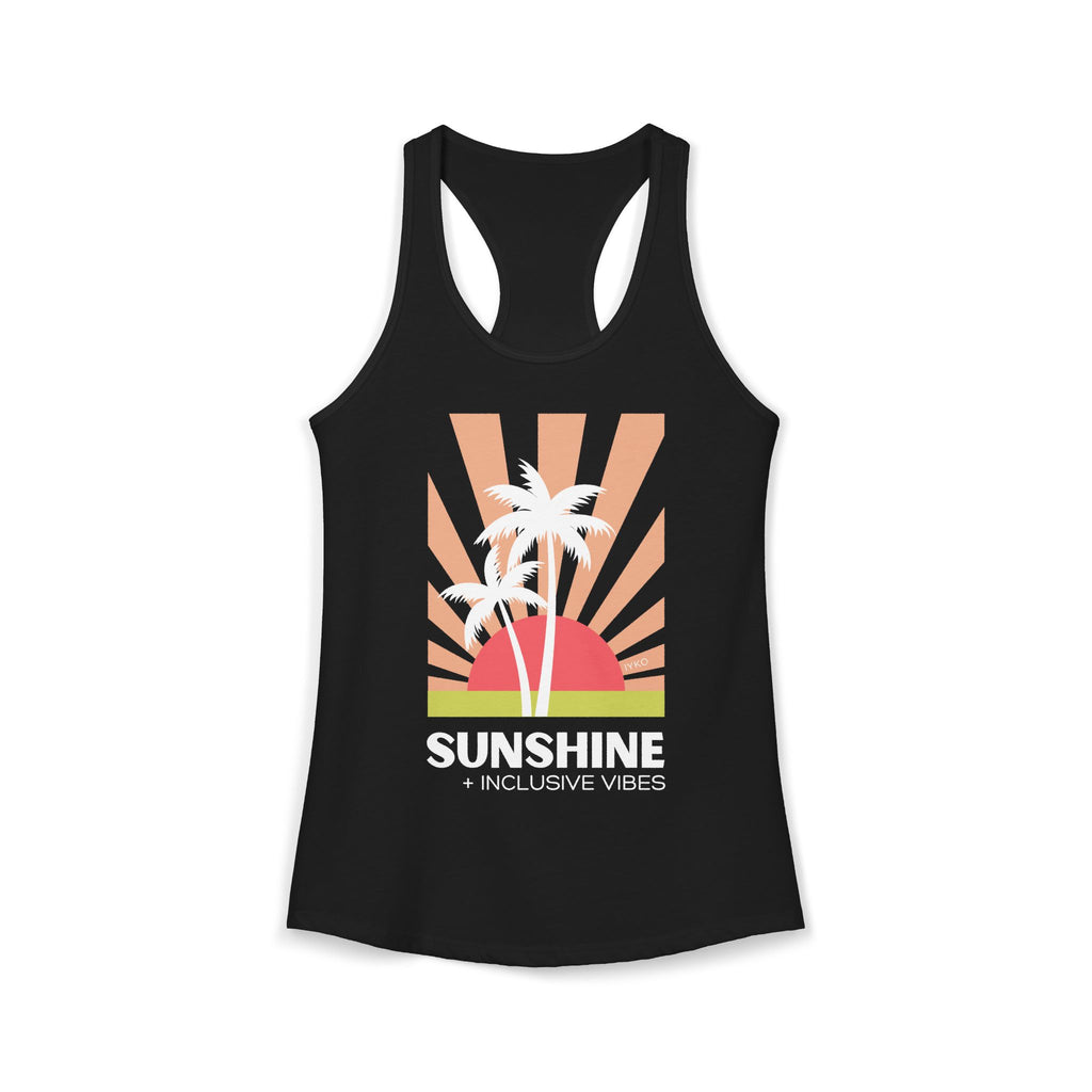 Sunshine and Inclusive Vibes Racerback Tank
