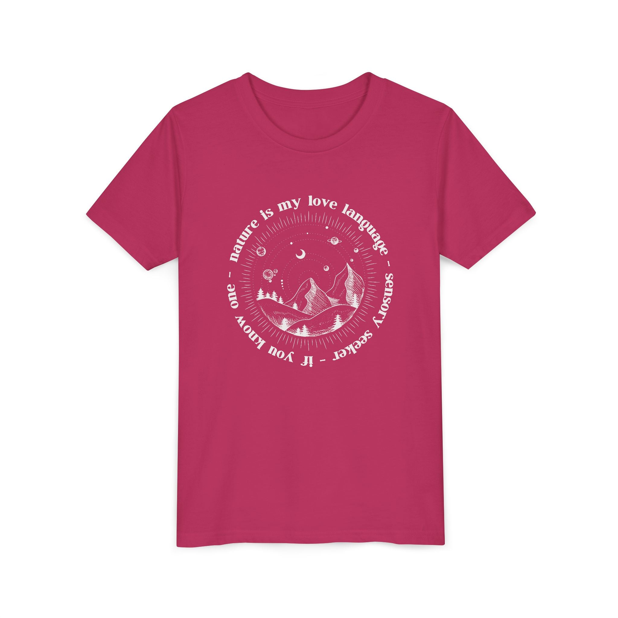 Nature Is My Love Language Youth Short Sleeve Tee