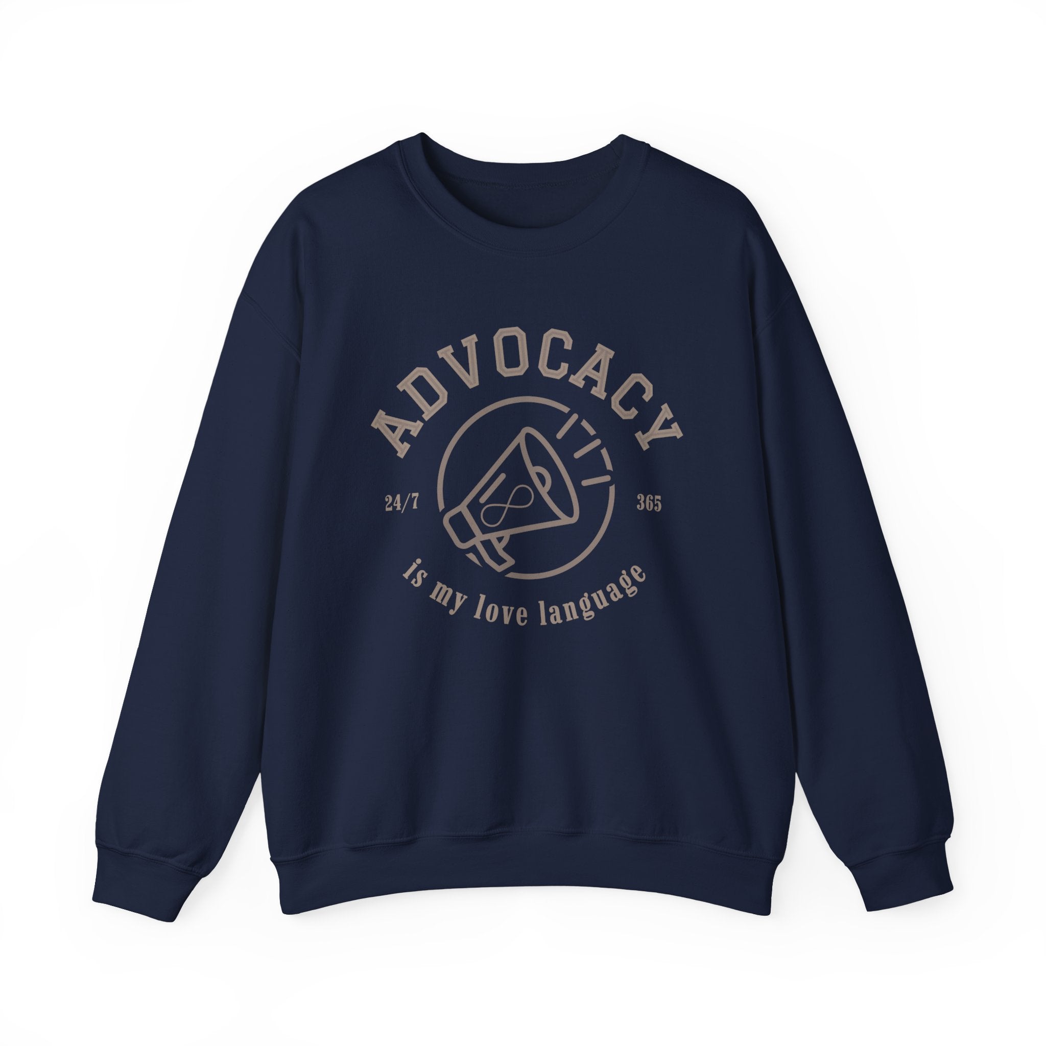 Advocacy Love Language Unisex Crewneck Sweatshirt