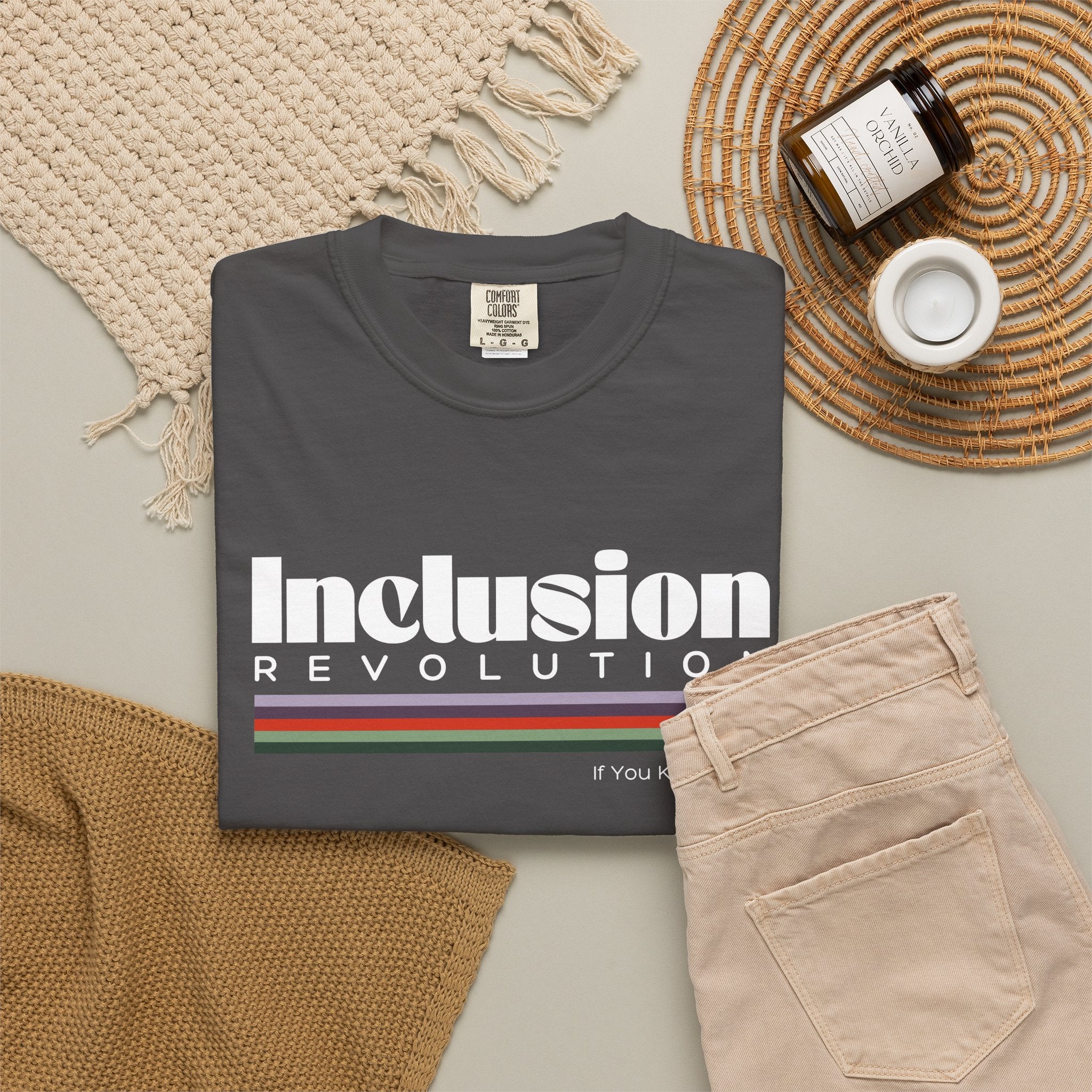 Inclusion Revolution Unisex Garment-Dyed T-shirt