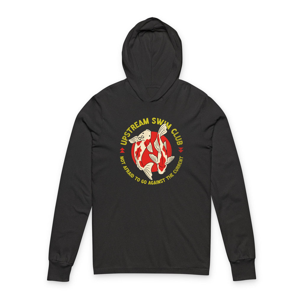 Upstream Swim Club Unisex Hooded Long Sleeve Tee
