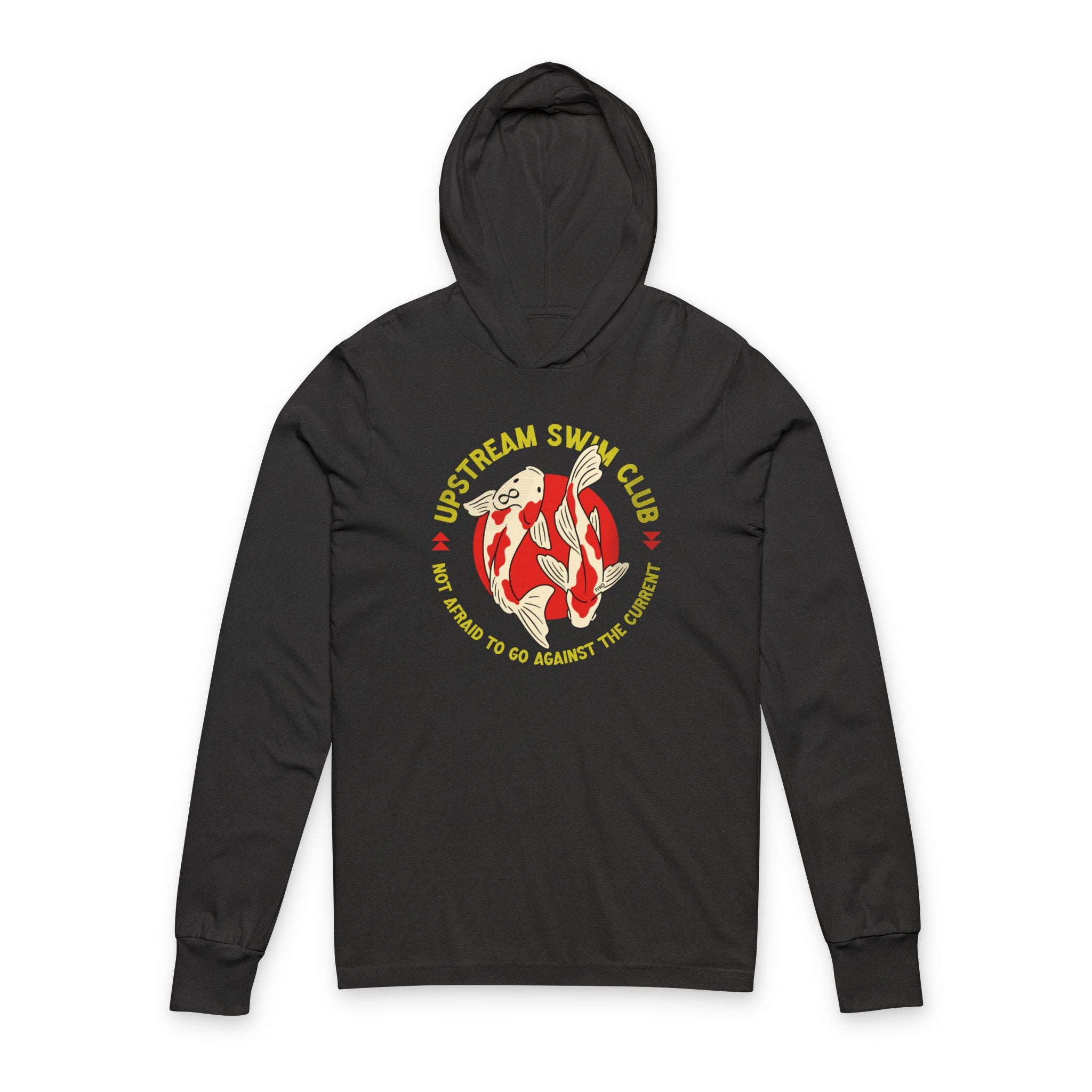 Upstream Swim Club Unisex Hooded Long Sleeve Tee