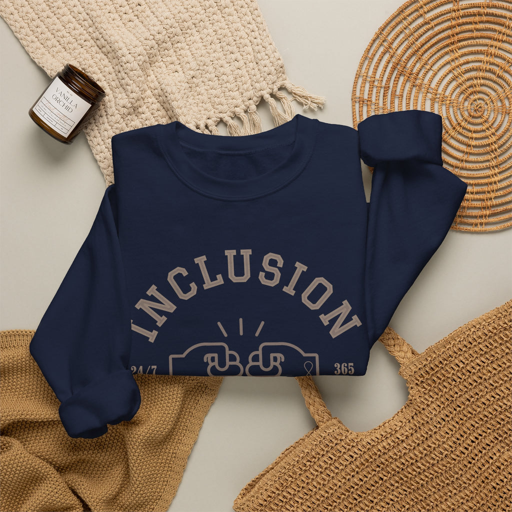 Inclusion Love Language Unisex Crewneck Sweatshirt