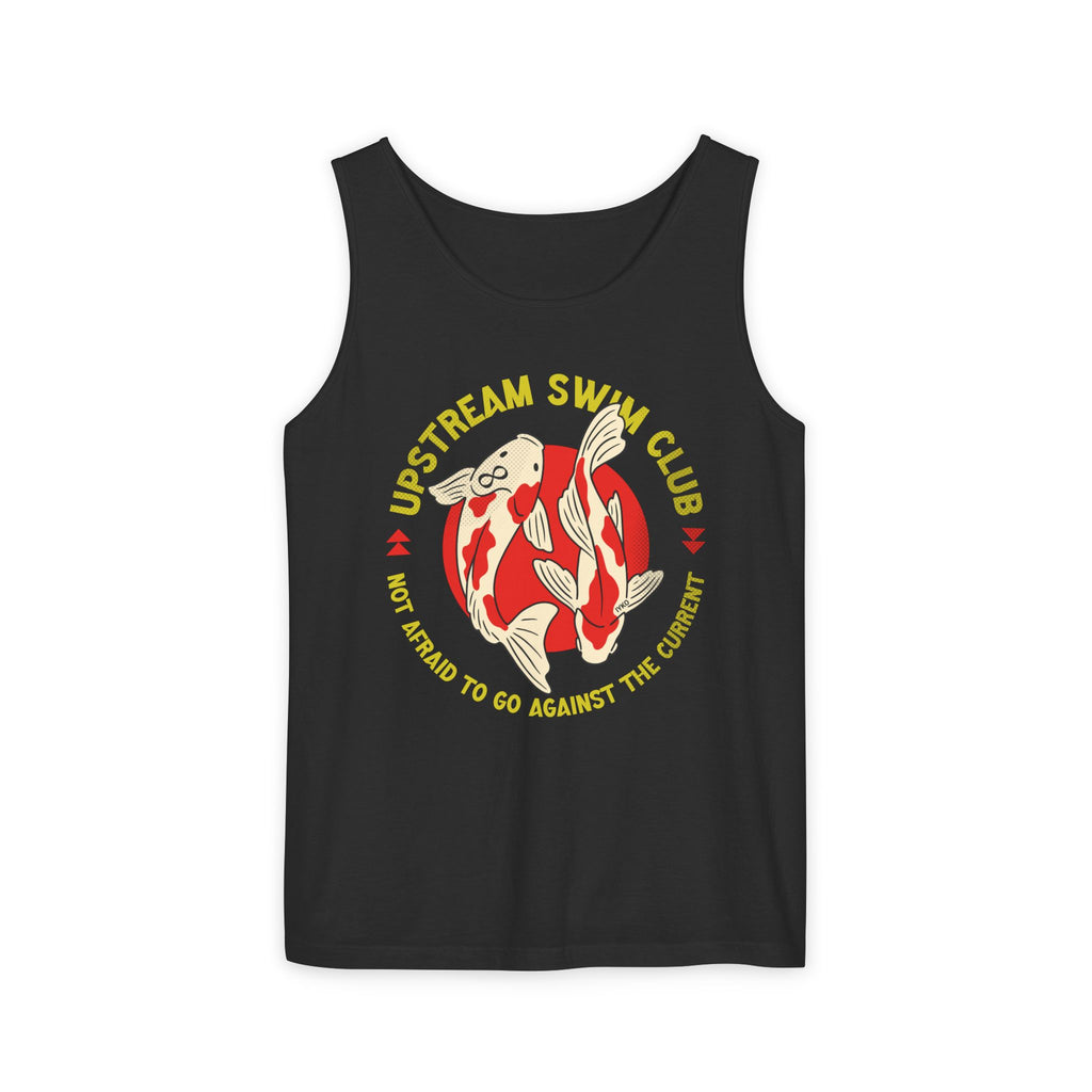 Upstream Swim Club Unisex Garment-Dyed Tank Top