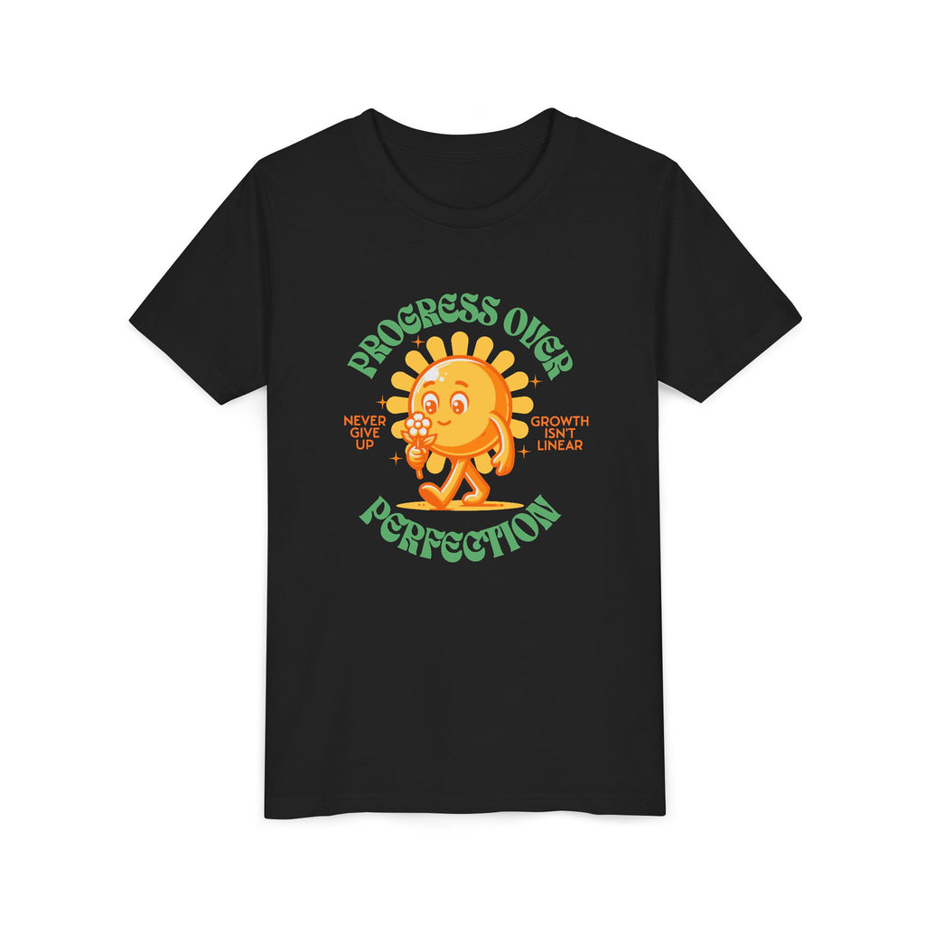 Progress Over Perfection Youth Short Sleeve Tee