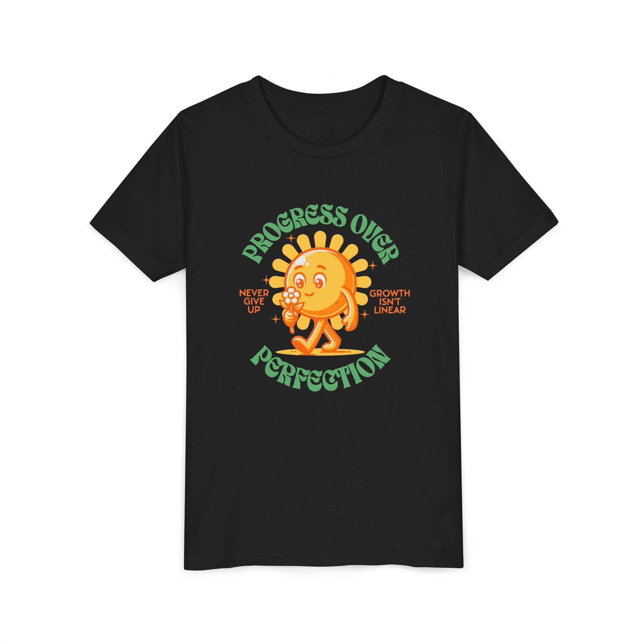 Progress Over Perfection Youth Short Sleeve Tee