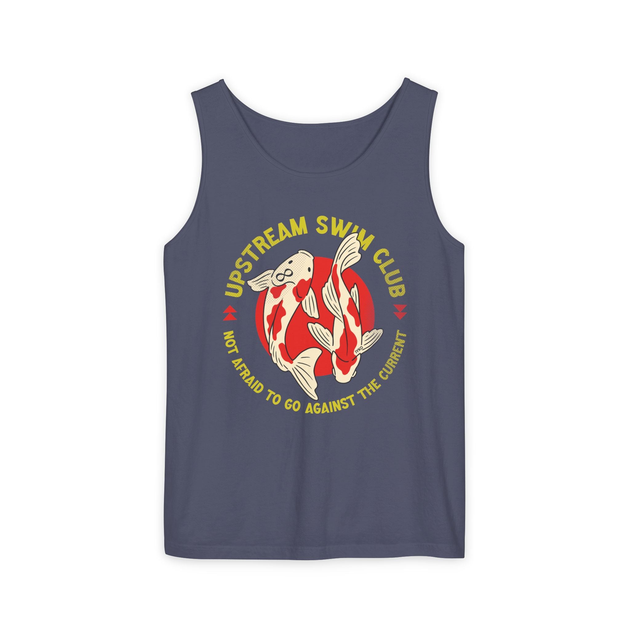 Upstream Swim Club Unisex Garment-Dyed Tank Top