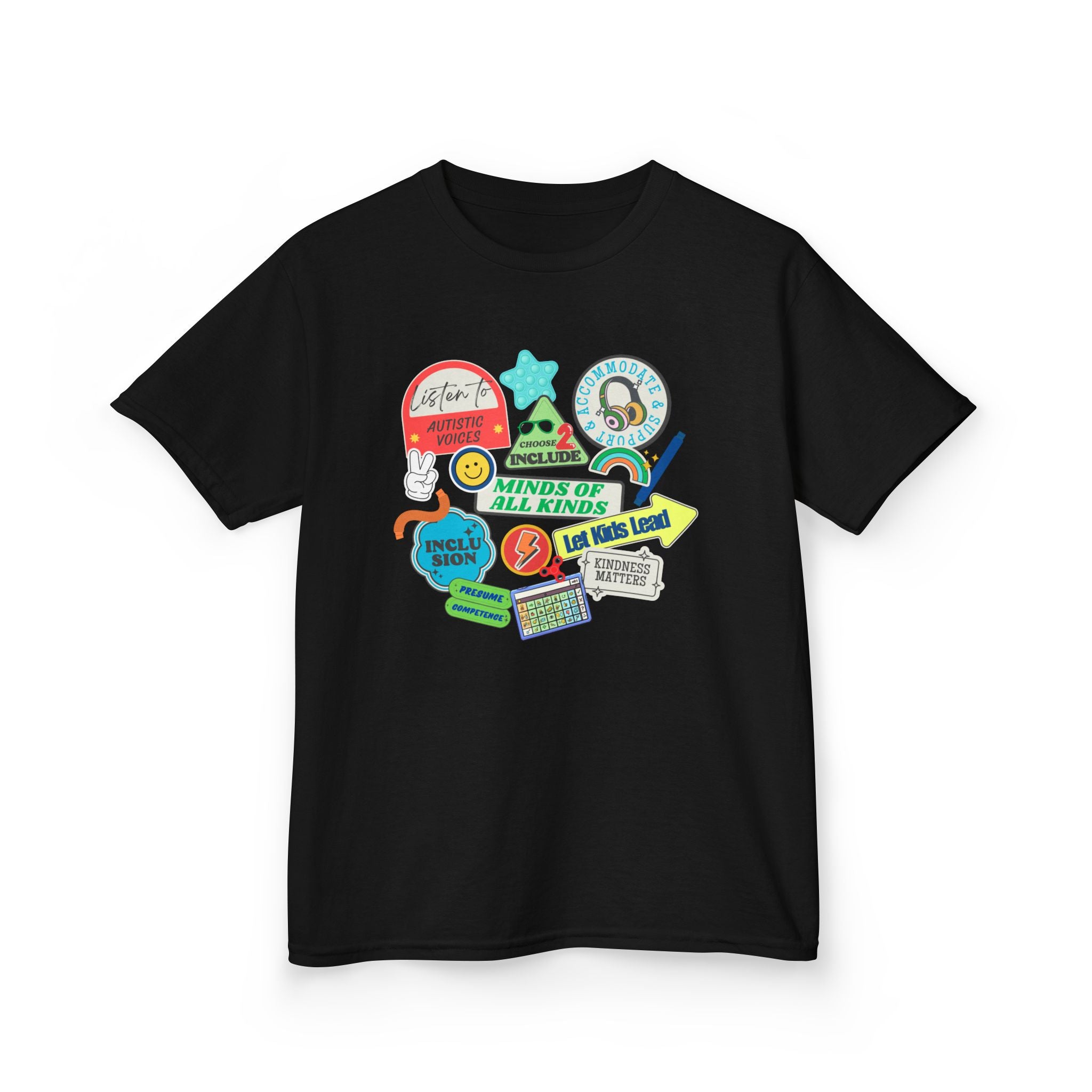 Neurodiversity Affirming Kids Heavy Cotton™ Tee