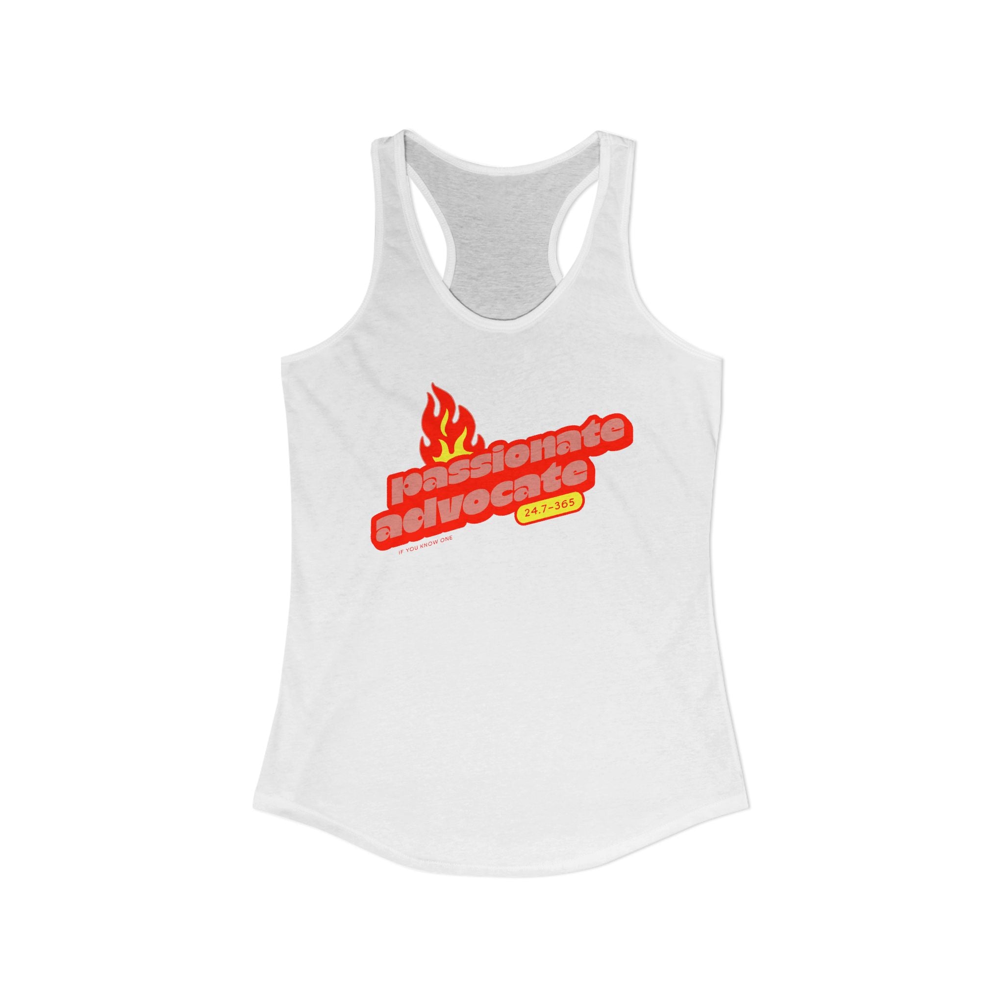 Passionate Advocate Racerback Tank