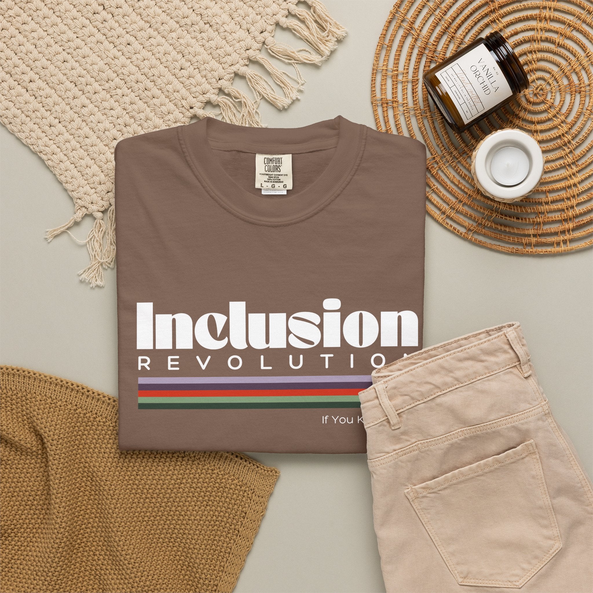 Inclusion Revolution Unisex Garment-Dyed T-shirt