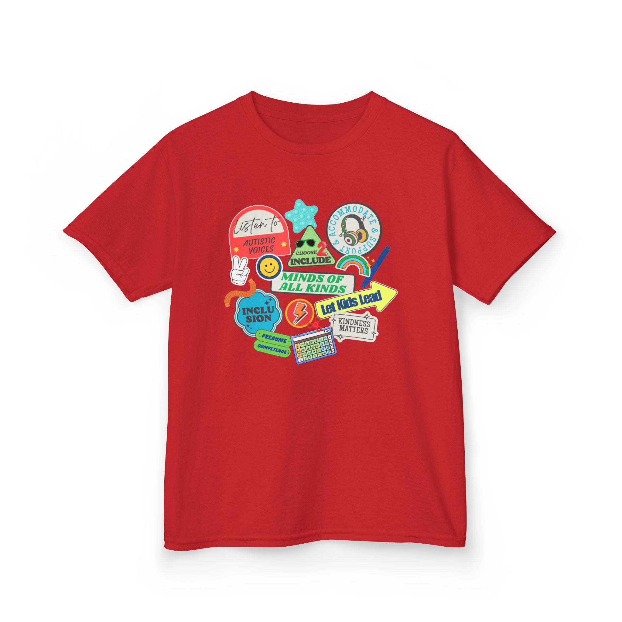 Neurodiversity Affirming Kids Heavy Cotton™ Tee