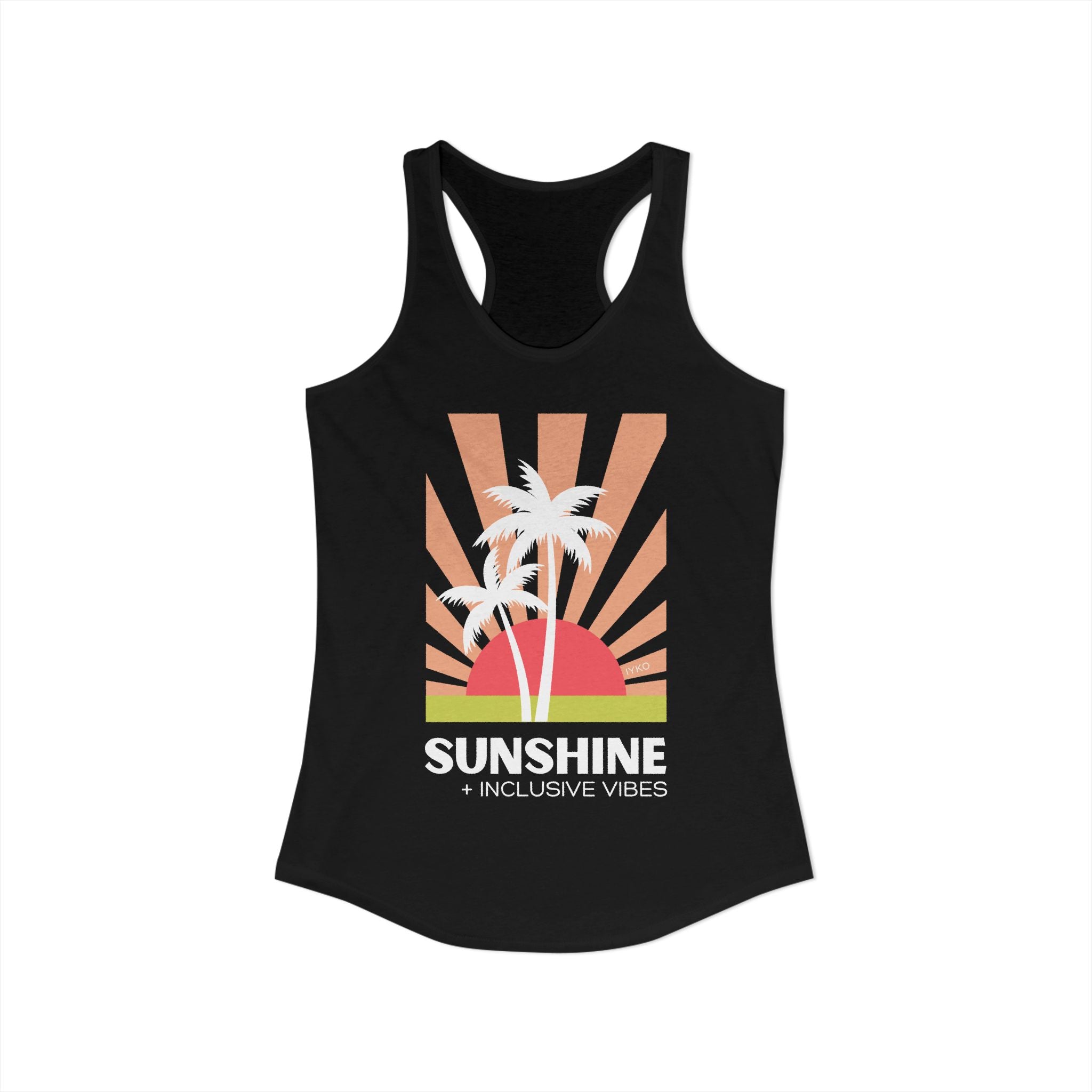 Sunshine and Inclusive Vibes Racerback Tank