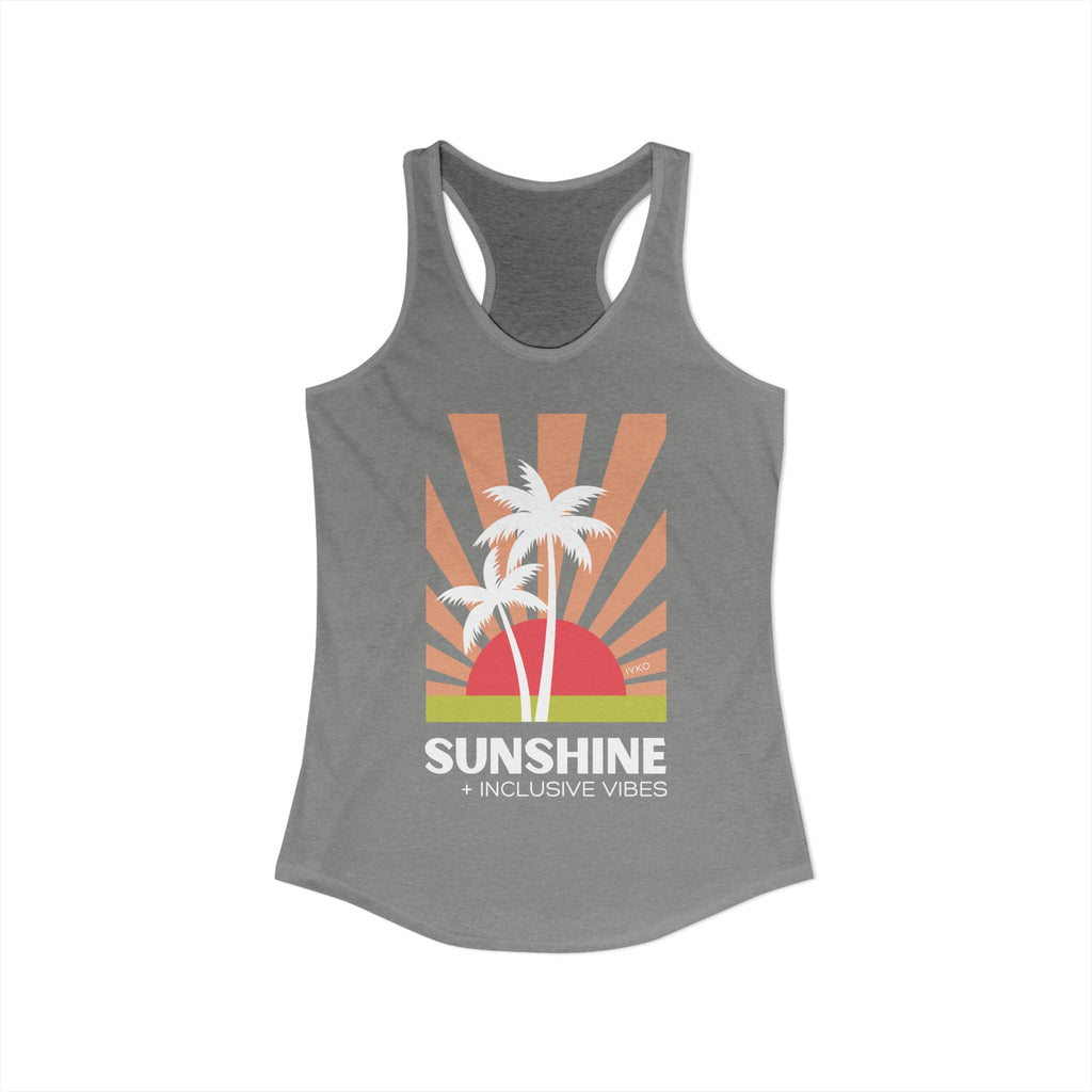 Sunshine and Inclusive Vibes Racerback Tank