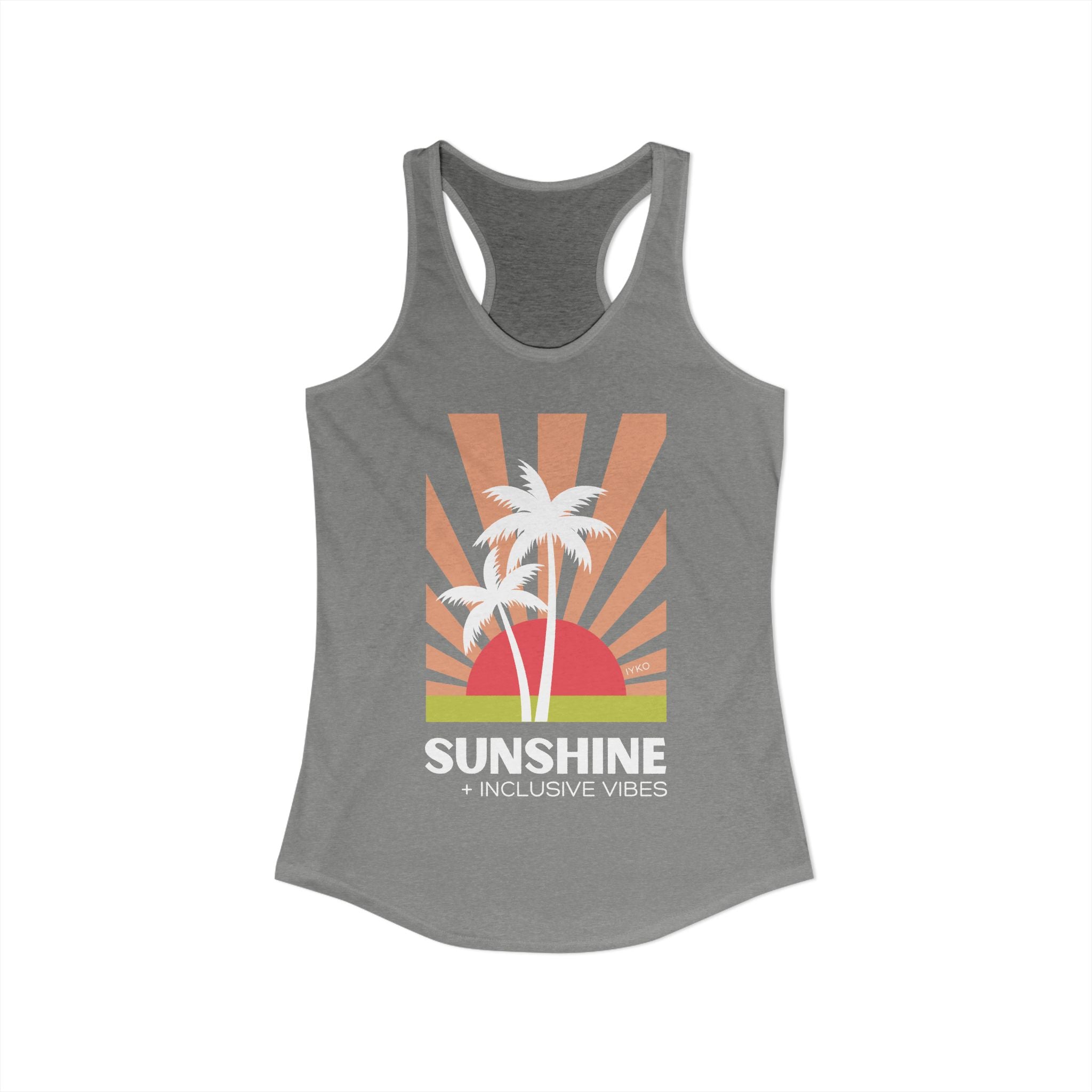 Sunshine and Inclusive Vibes Racerback Tank