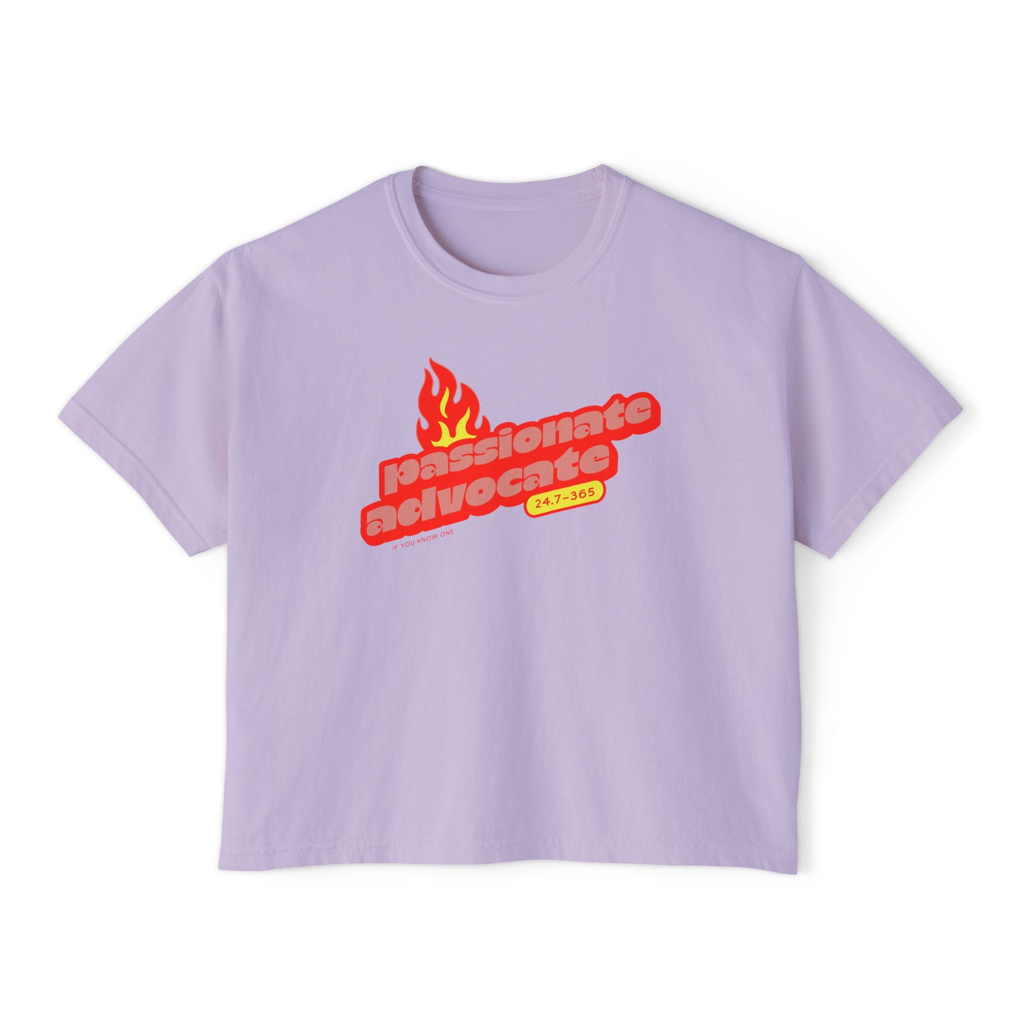 Boxy Passionate Advocate Comfort Colors