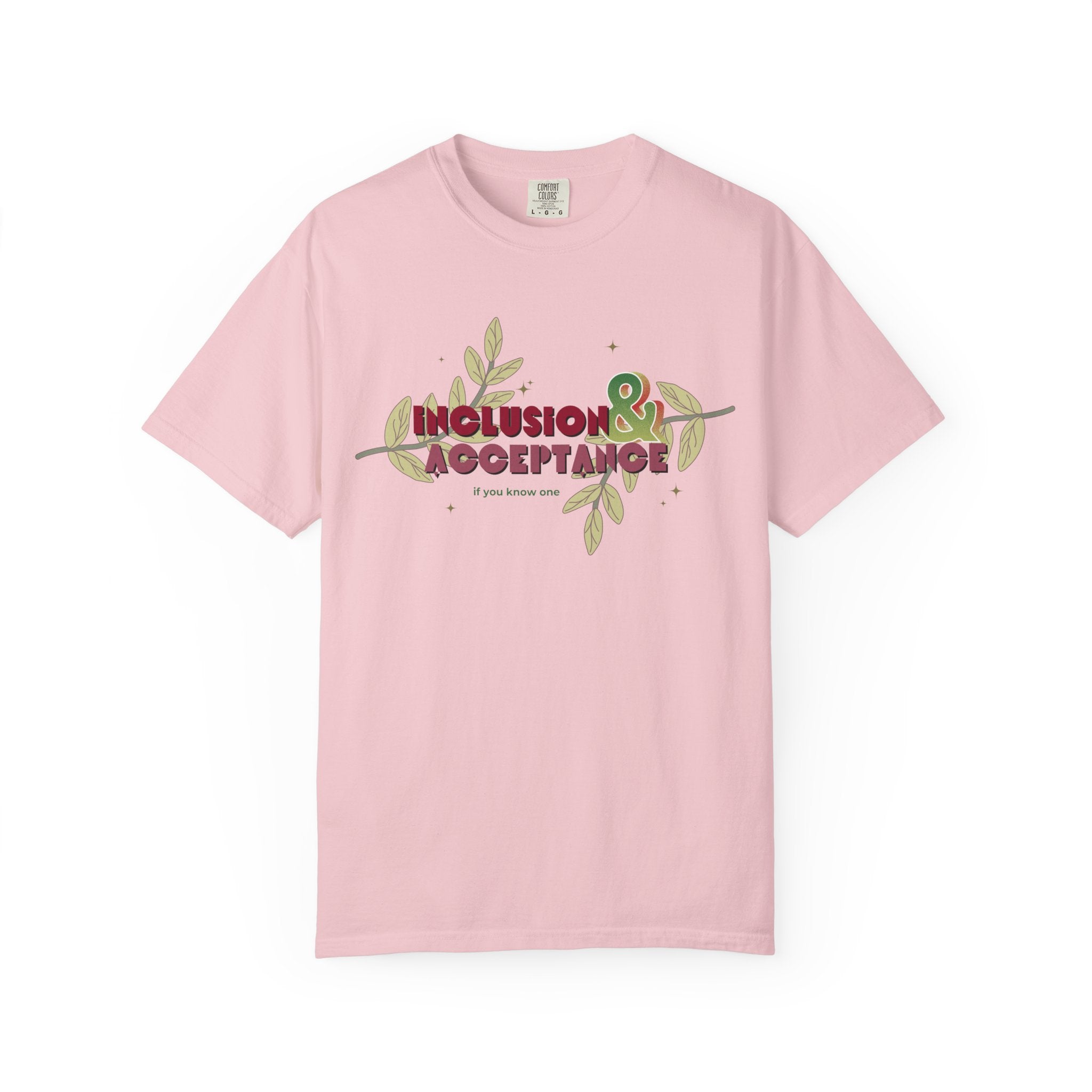 Inclusion & Acceptance Unisex Garment-Dyed T-shirt