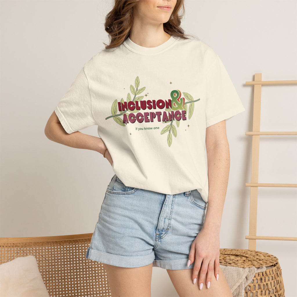Inclusion & Acceptance Unisex Garment-Dyed T-shirt