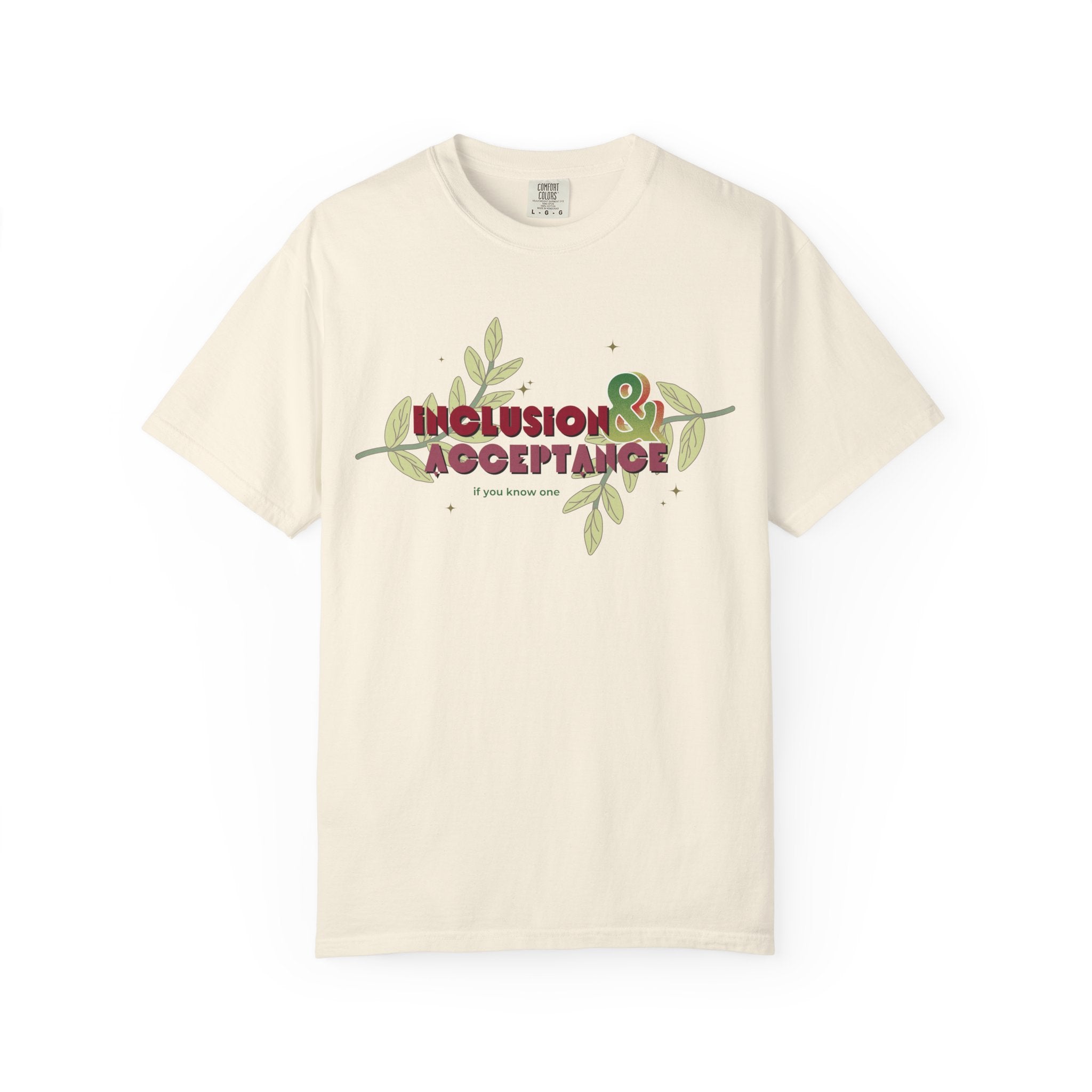 Inclusion & Acceptance Unisex Garment-Dyed T-shirt