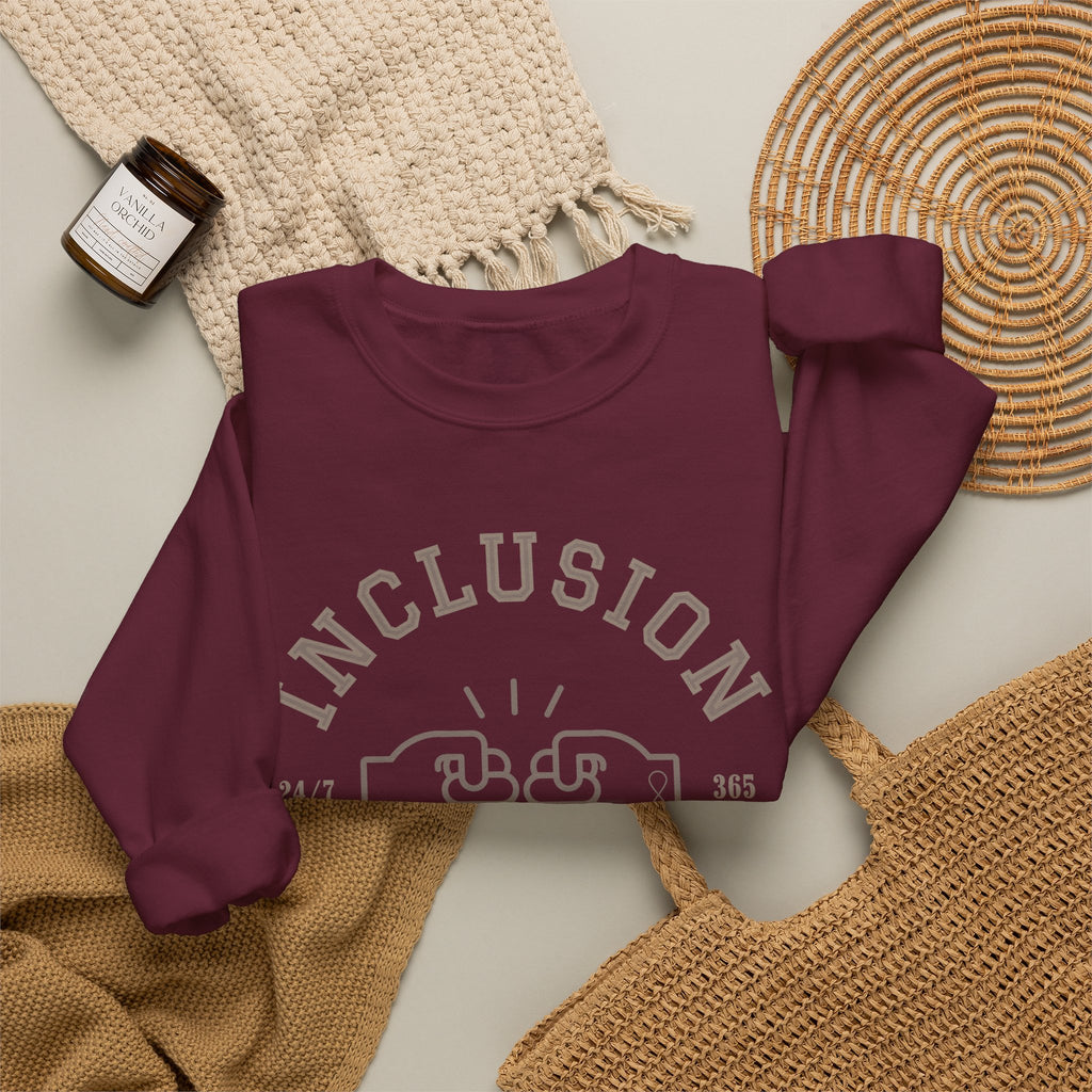 Inclusion Love Language Unisex Crewneck Sweatshirt