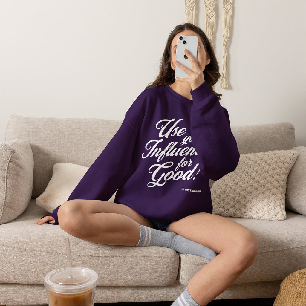 Use Your Influence For Good Unisex Heavy Blend™ Crewneck Sweatshirt