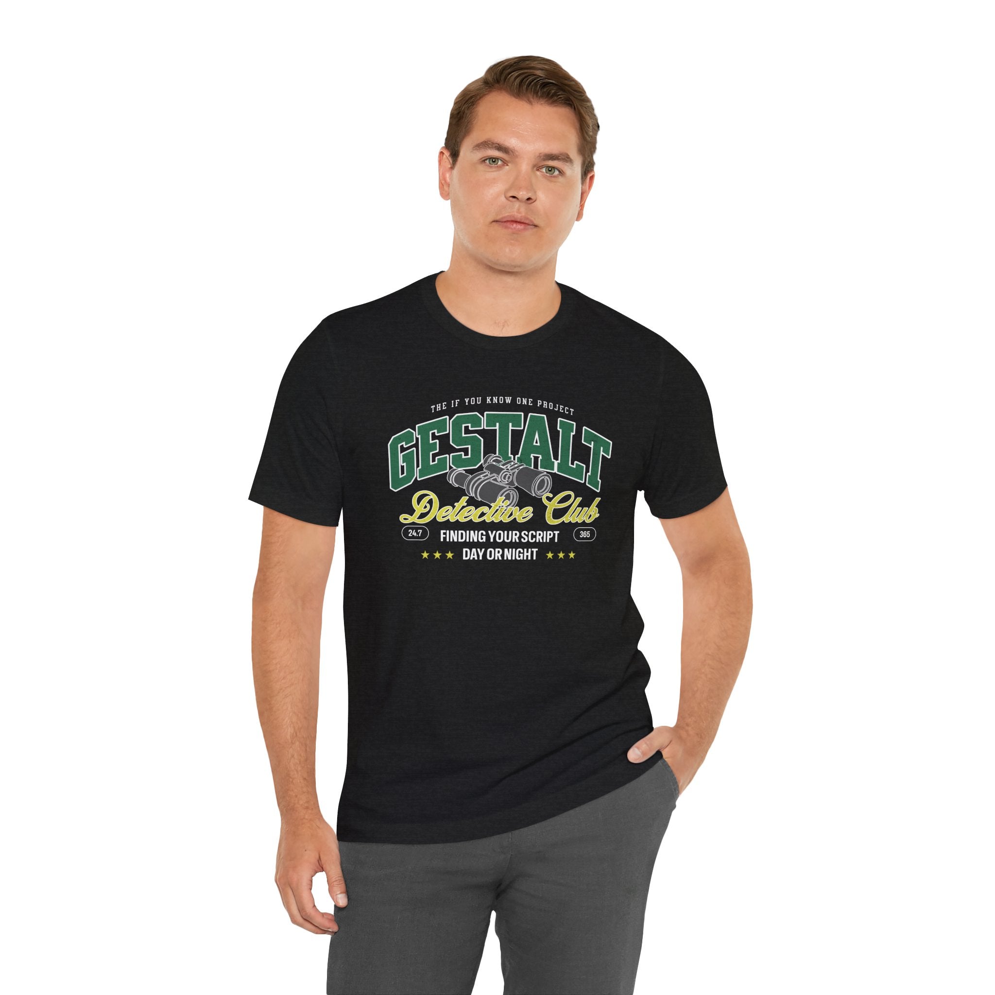 Gestalt Detective Club Unisex Jersey Short Sleeve Tee