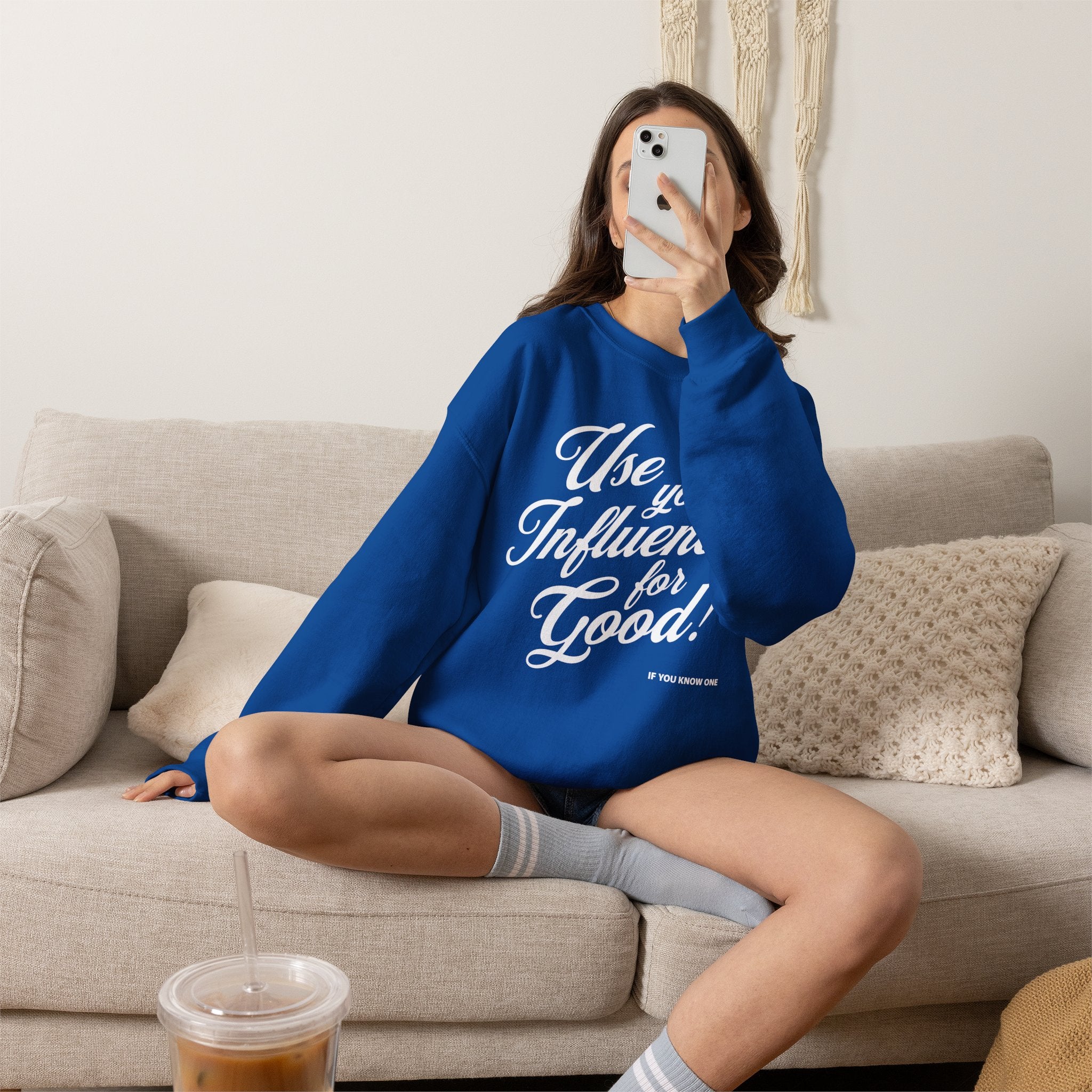 Use Your Influence For Good Unisex Heavy Blend™ Crewneck Sweatshirt
