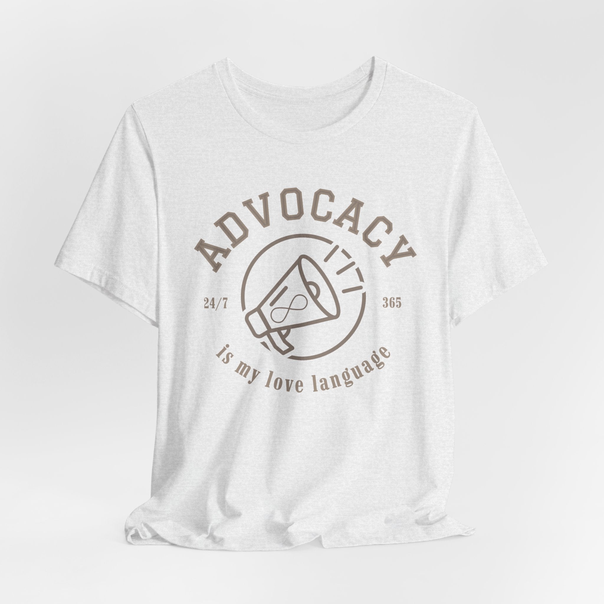 Advocacy Love Language Unisex Jersey Short Sleeve Tee