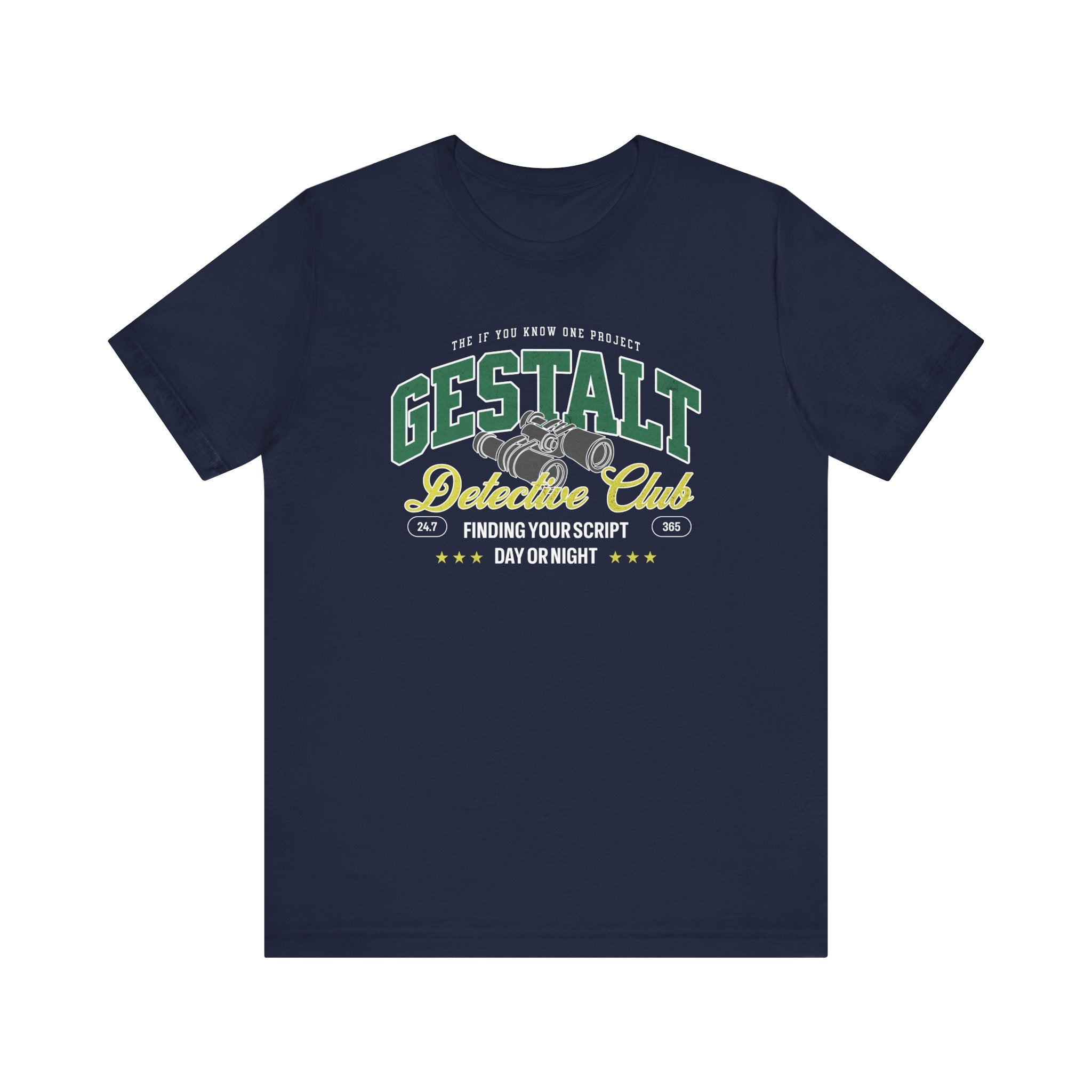Gestalt Detective Club Unisex Jersey Short Sleeve Tee