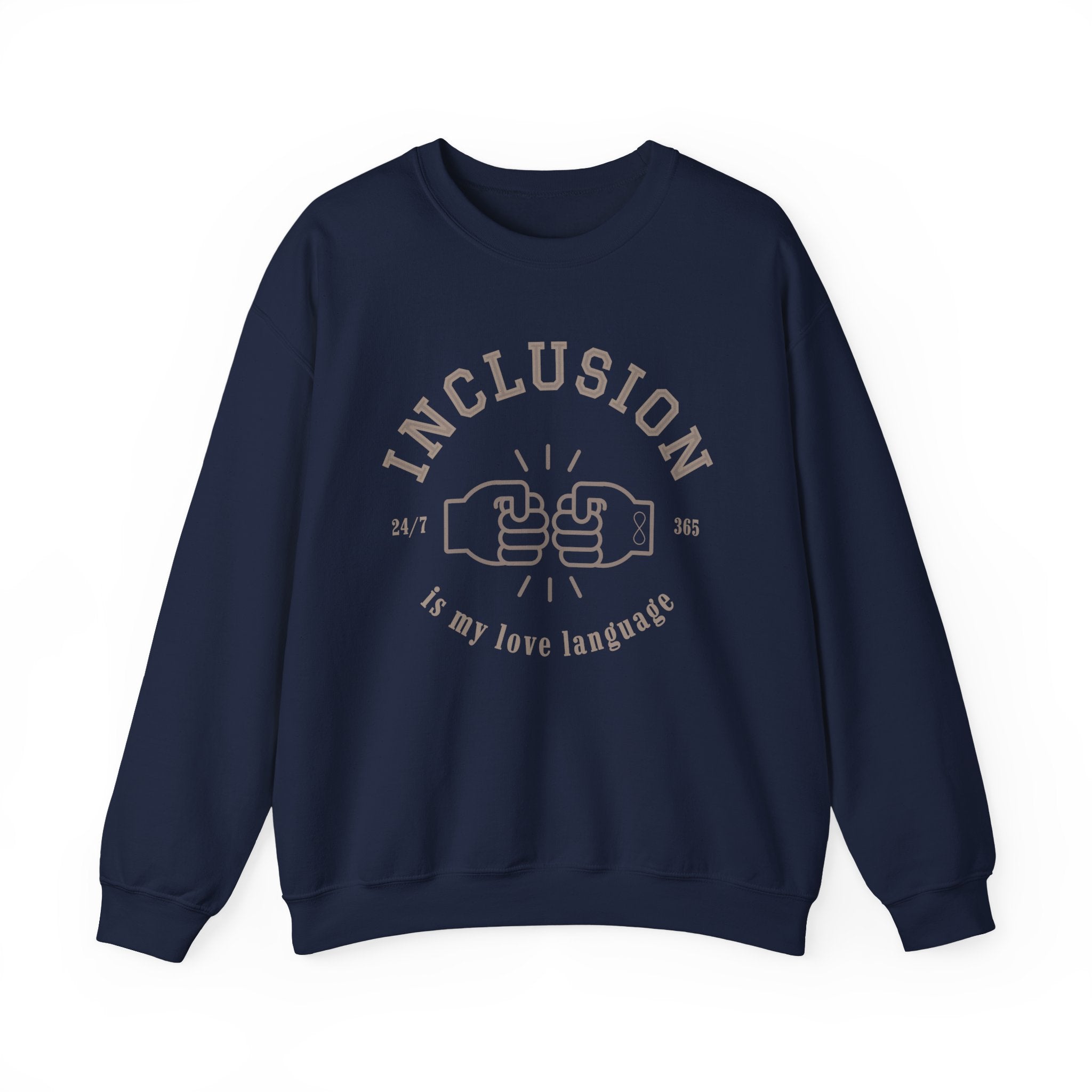 Inclusion Love Language Unisex Crewneck Sweatshirt