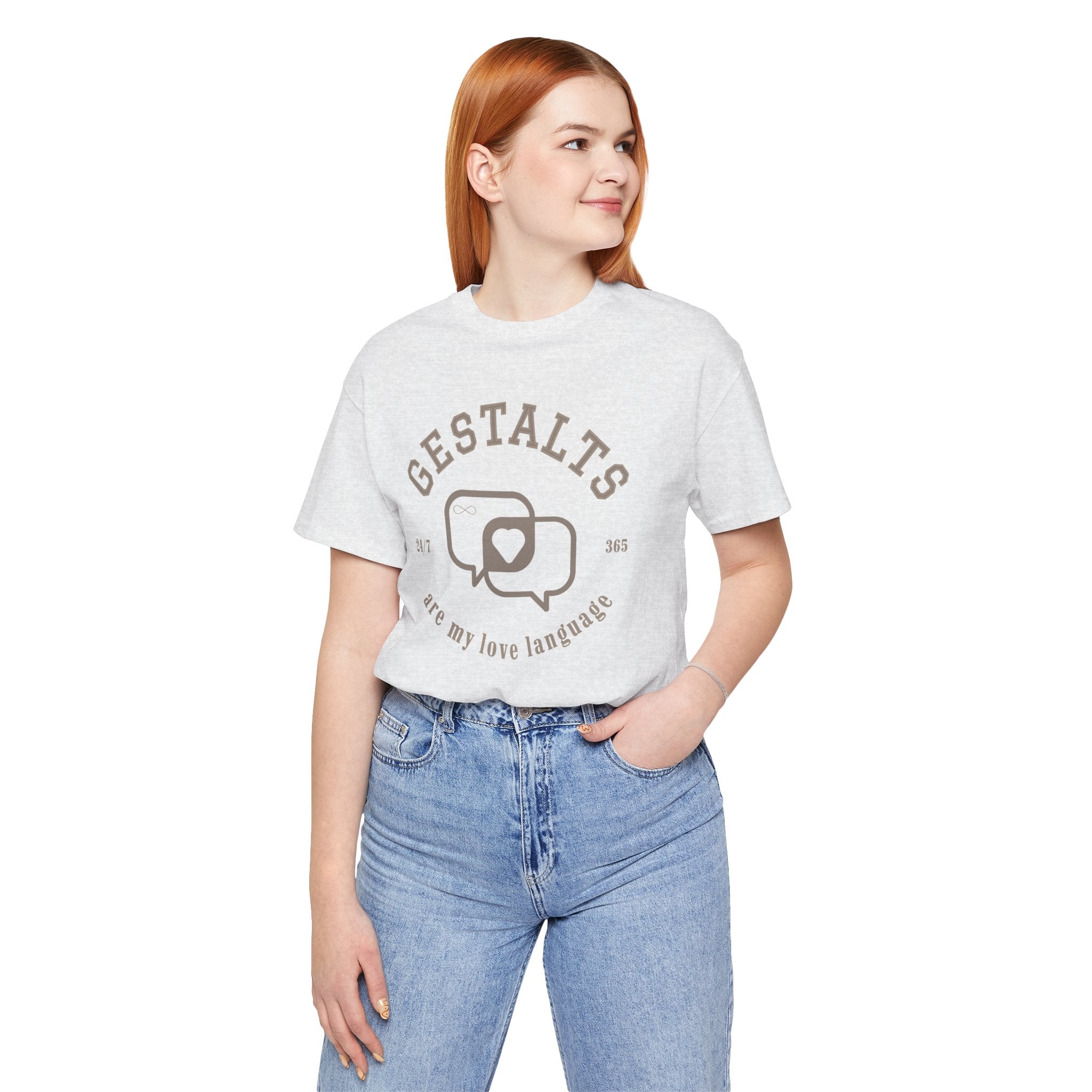 Gestalts Love Language Unisex Jersey Short Sleeve Tee