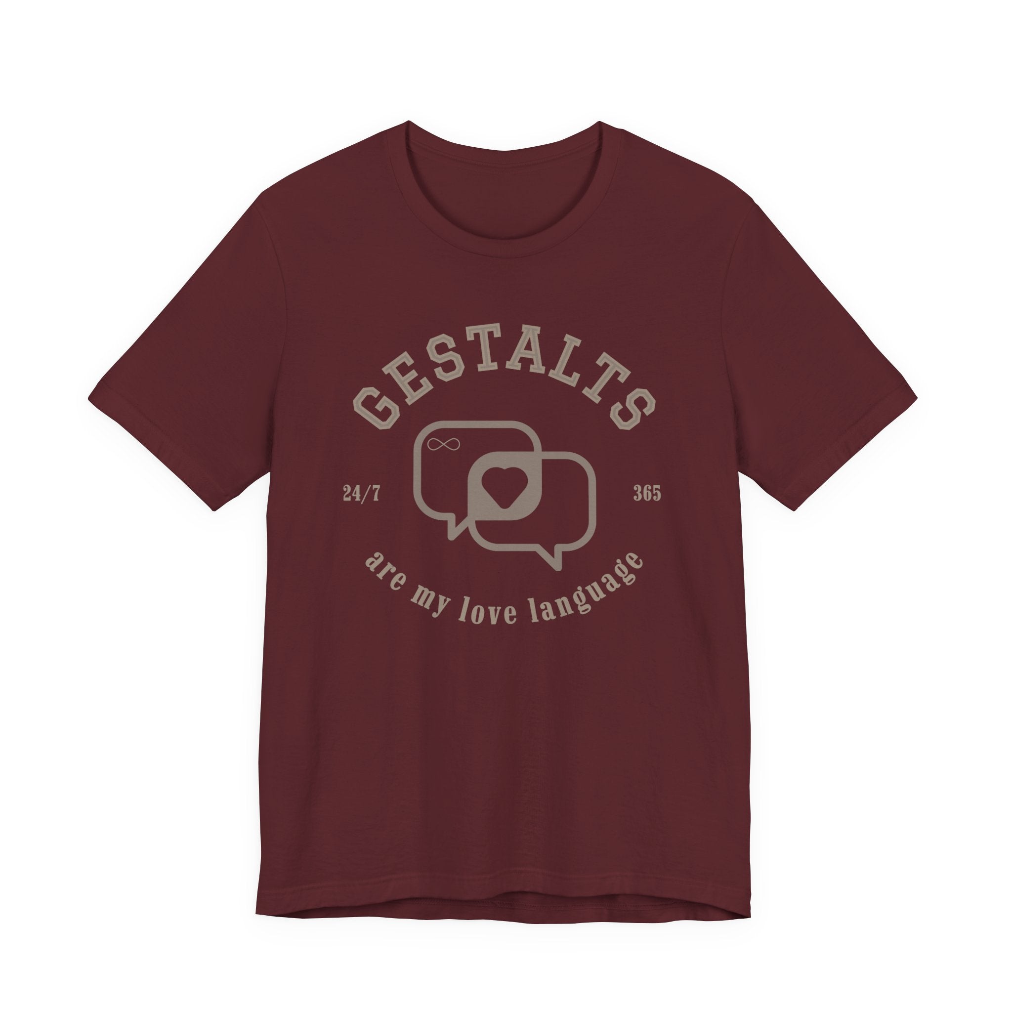 Gestalts Love Language Unisex Jersey Short Sleeve Tee