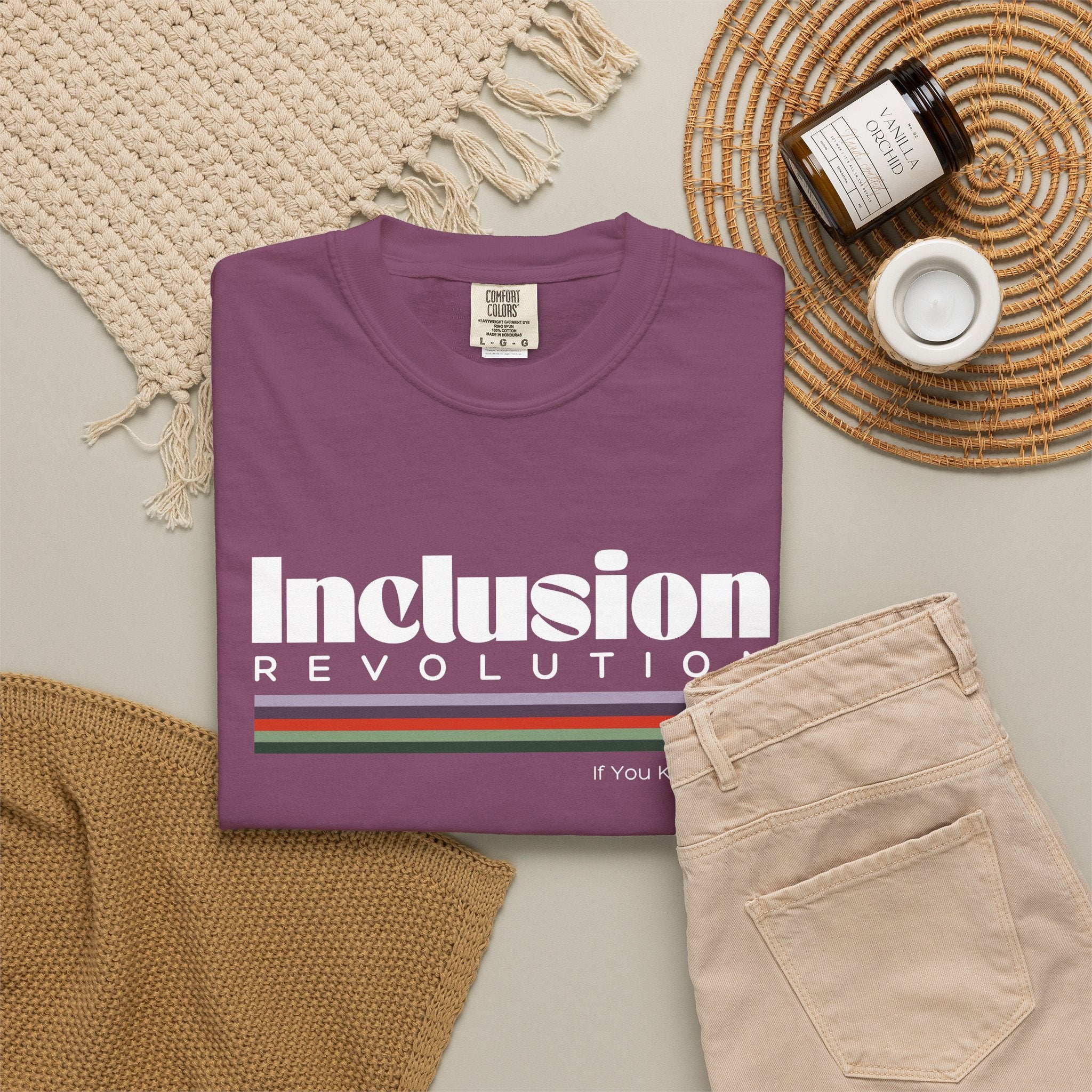 Inclusion Revolution Unisex Garment-Dyed T-shirt