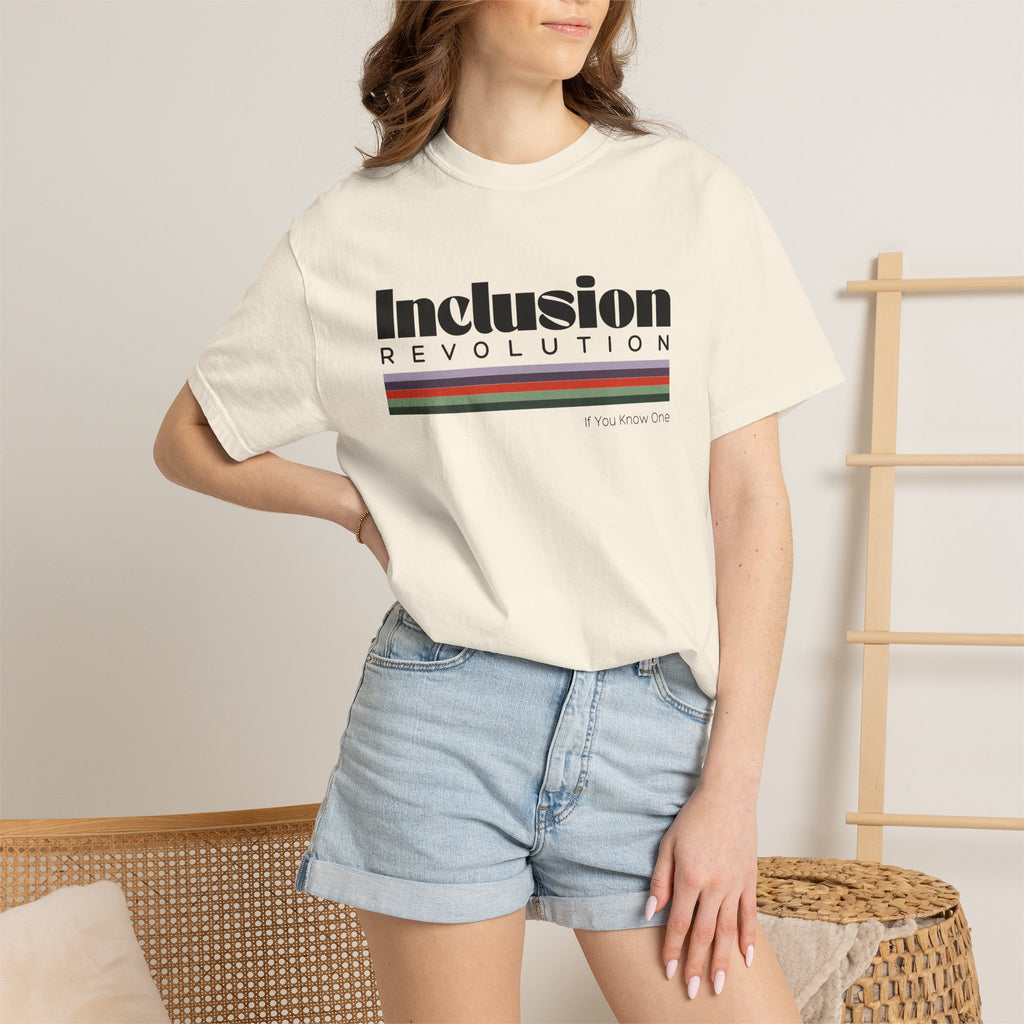 Inclusion Revolution Unisex Garment-Dyed T-shirt